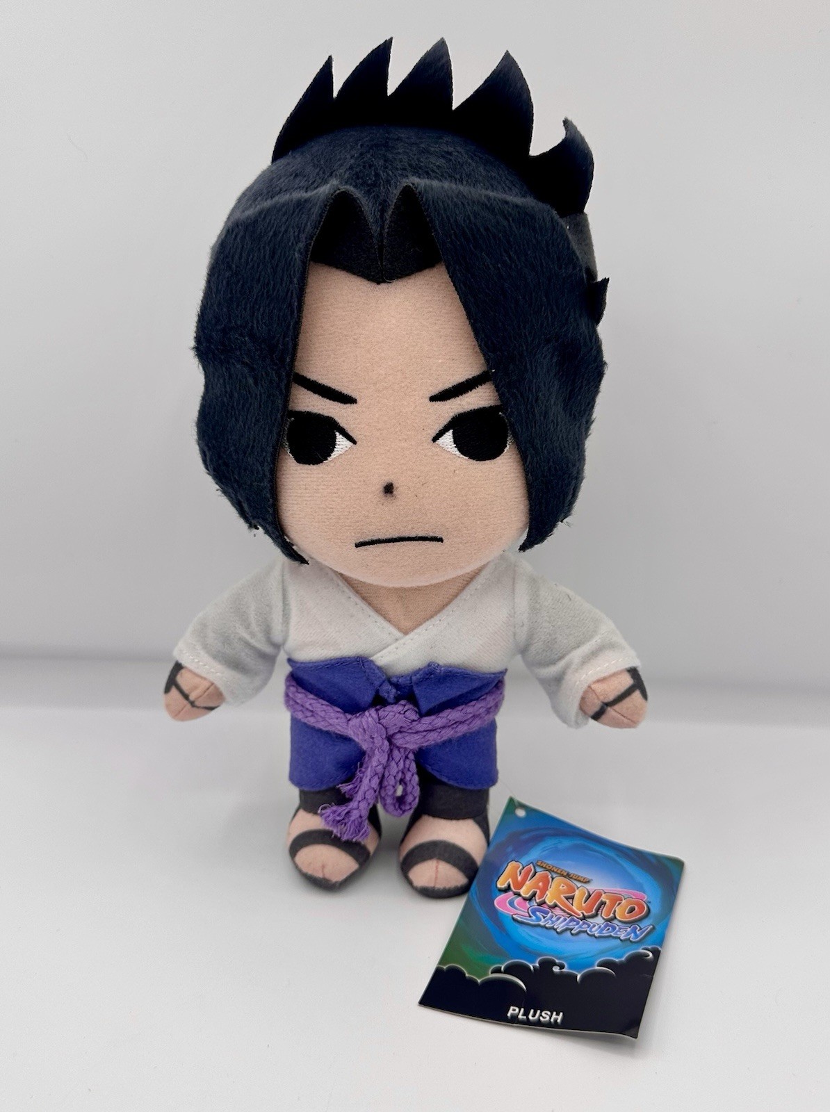 Vintage 2002 GE Animations Naruto Sasuke Uchiha 8” Plush New With Tags 