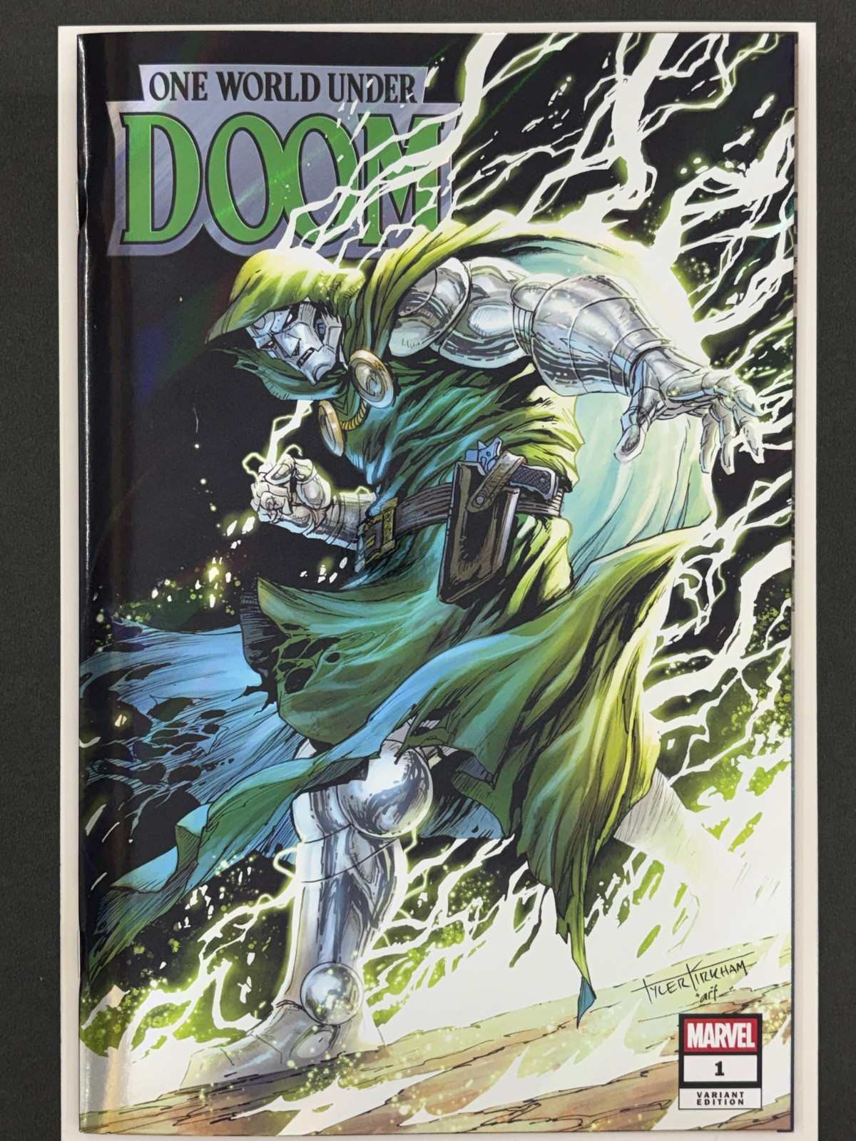 One World Under Doom #1 Prism Foil Kirkham Ltd 175 - NYCC Whatnot Year Marvel 25