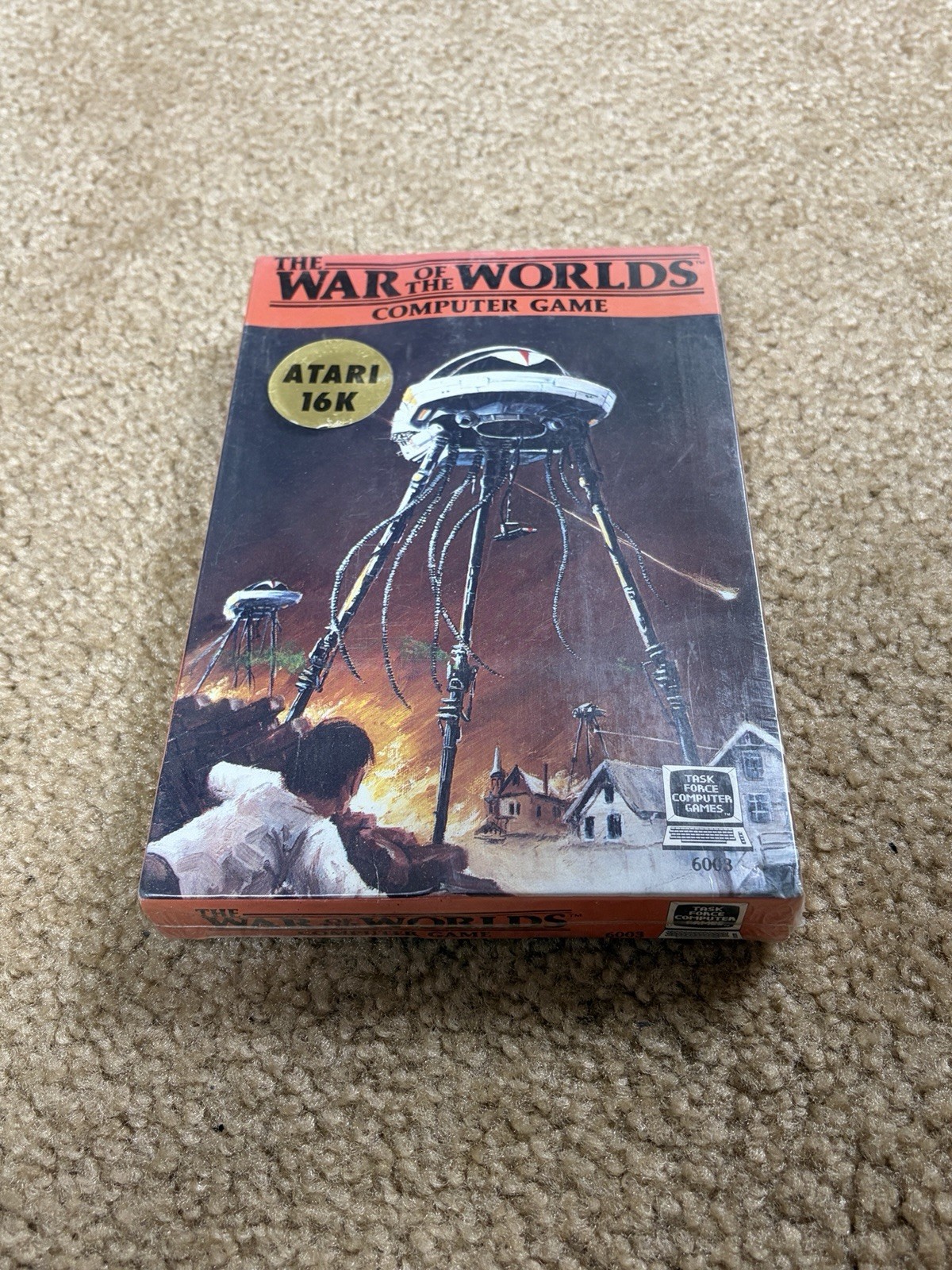 War Of The Worlds Atari 16K  Computer Game ULTRA RARE New In Box And Sealed