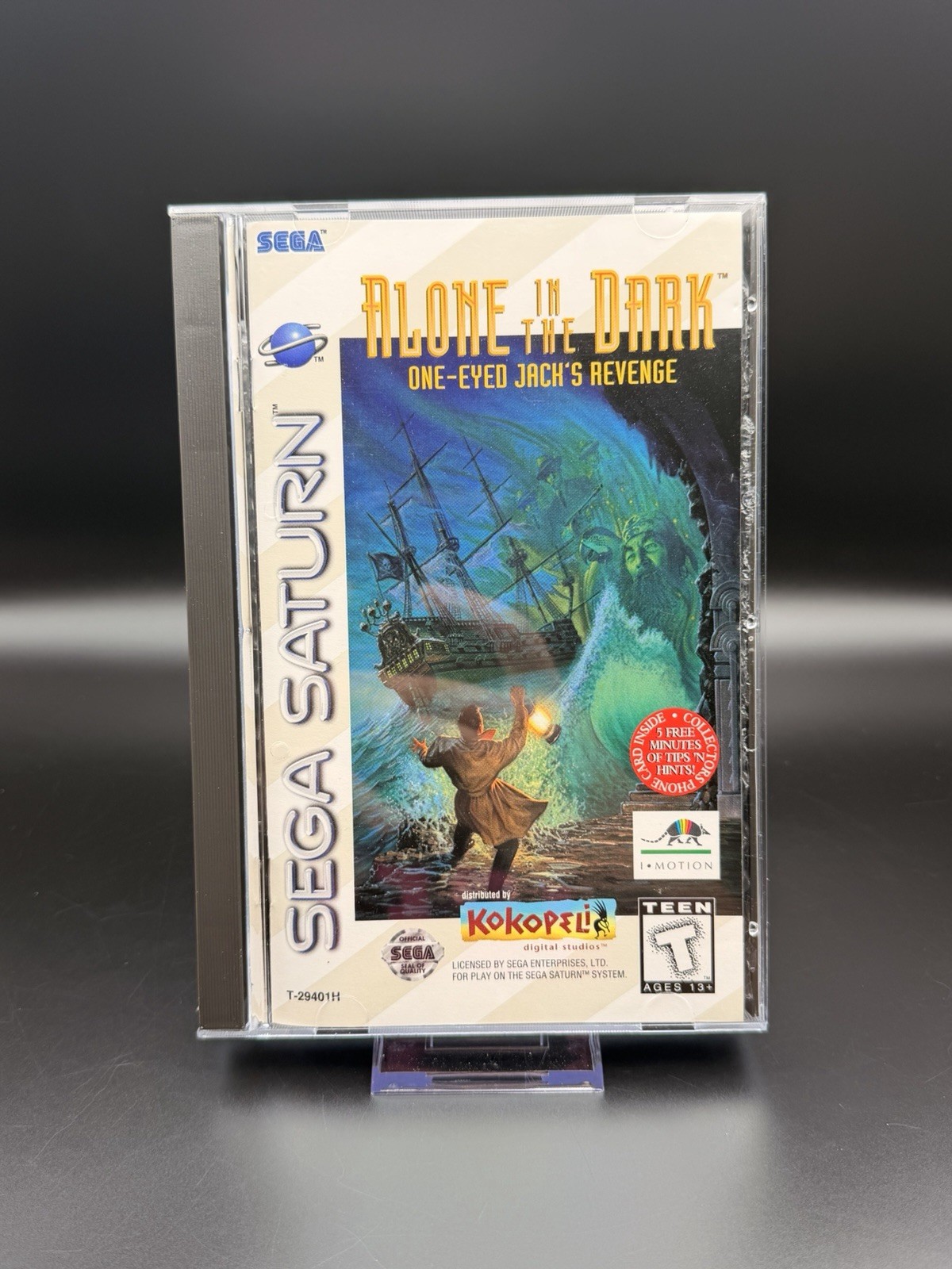 Alone in the Dark: One-Eyed Jack's Revenge (Sega Saturn, 1996) CIB Complete