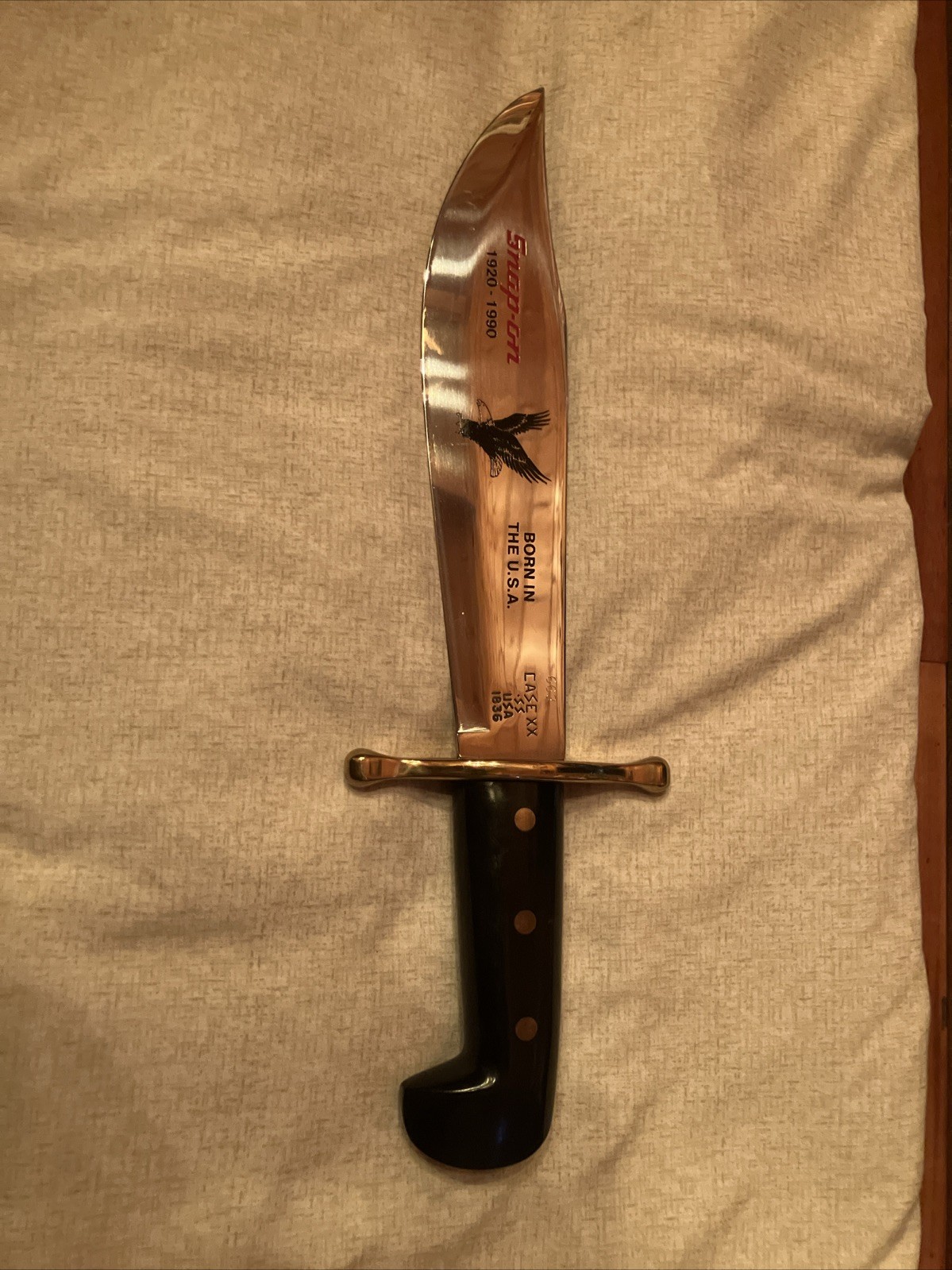 RARE 1989 Vintage Case XX 1836 Bowie 70 Anniversary Snap On