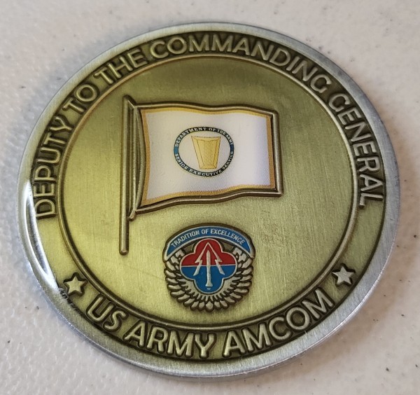 US Army AMCOM Aviation & Missile Command Challenge Coin