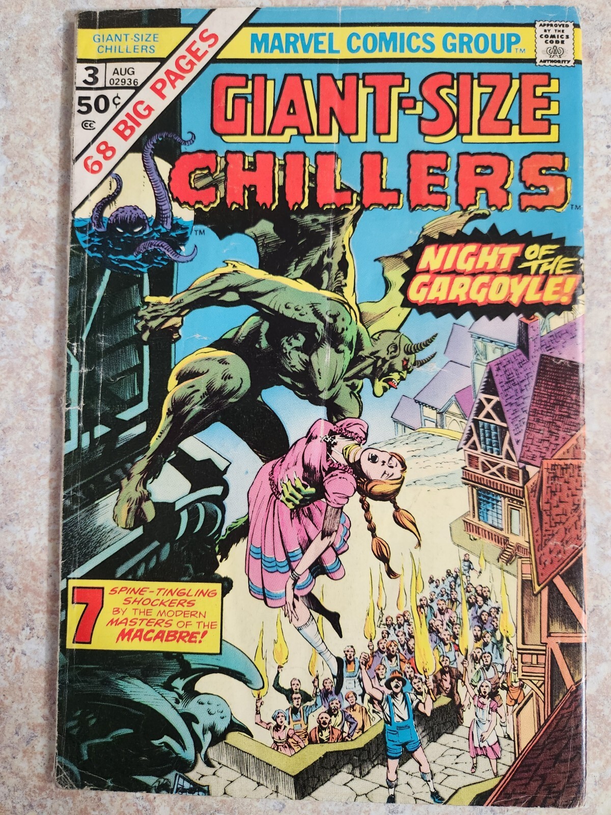 Giant Size Chillers #3 Marvel Comics 1975