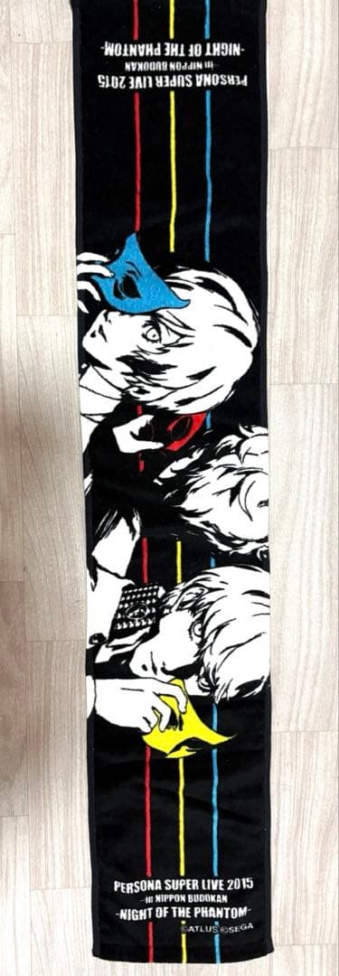 Persona Super Live 2015 Night of the Phantom Black Muffler Towel Japan Arena