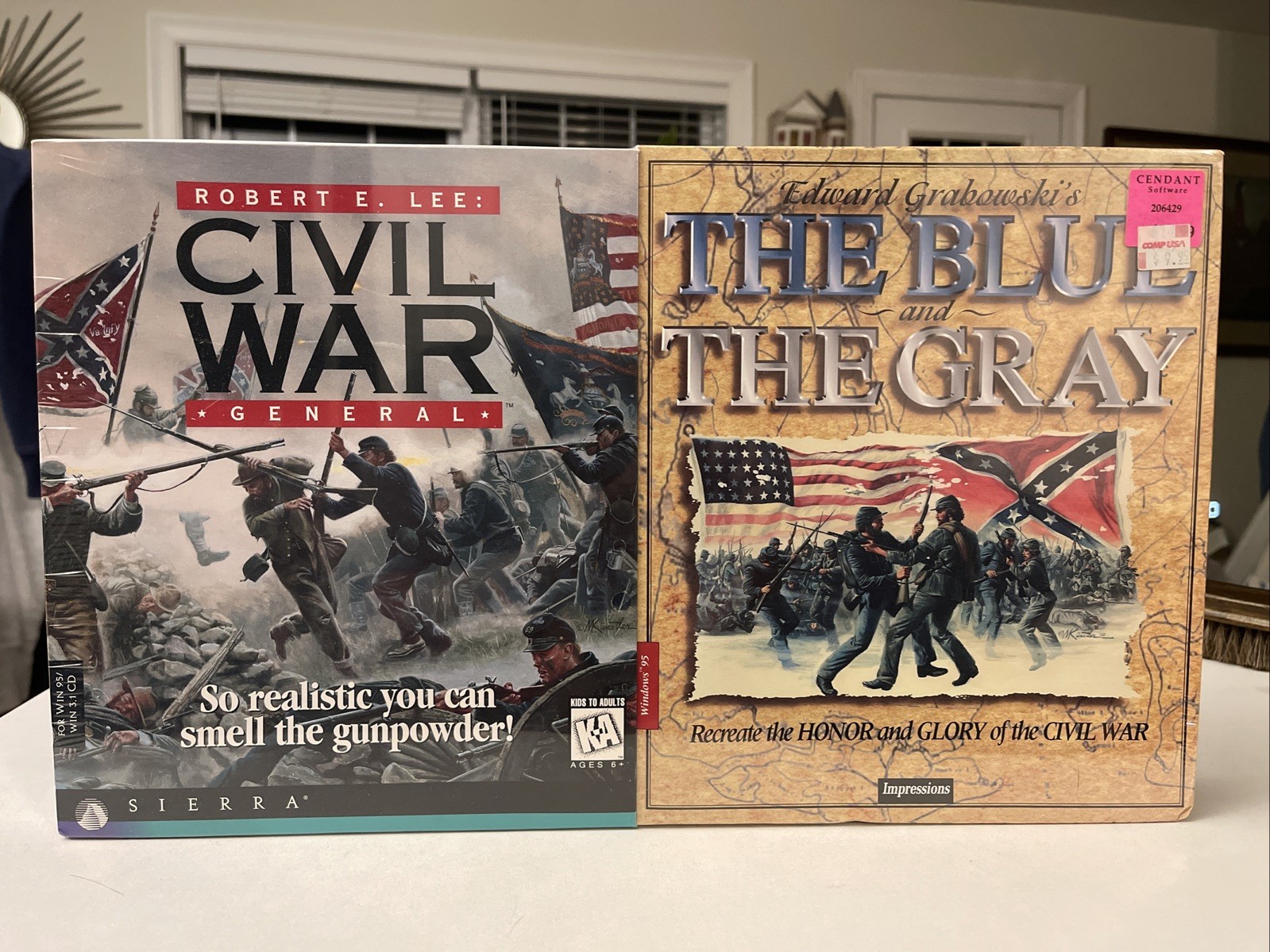 Sierra Civil War And The Blue And The Gray Double PC Game Pack SEALED