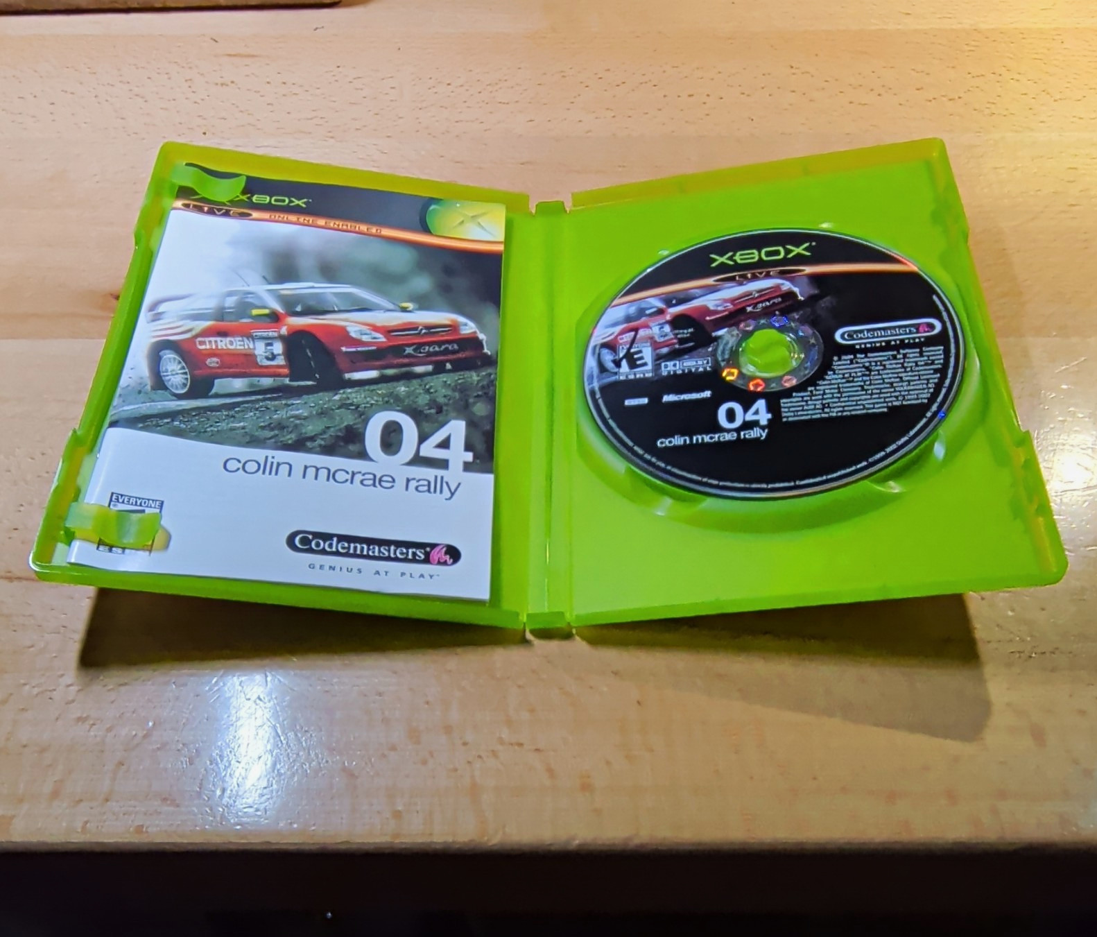 Codemasters Colin McRae Rally 04 Xbox NTSC-U/C Complete w/ Case & Manual