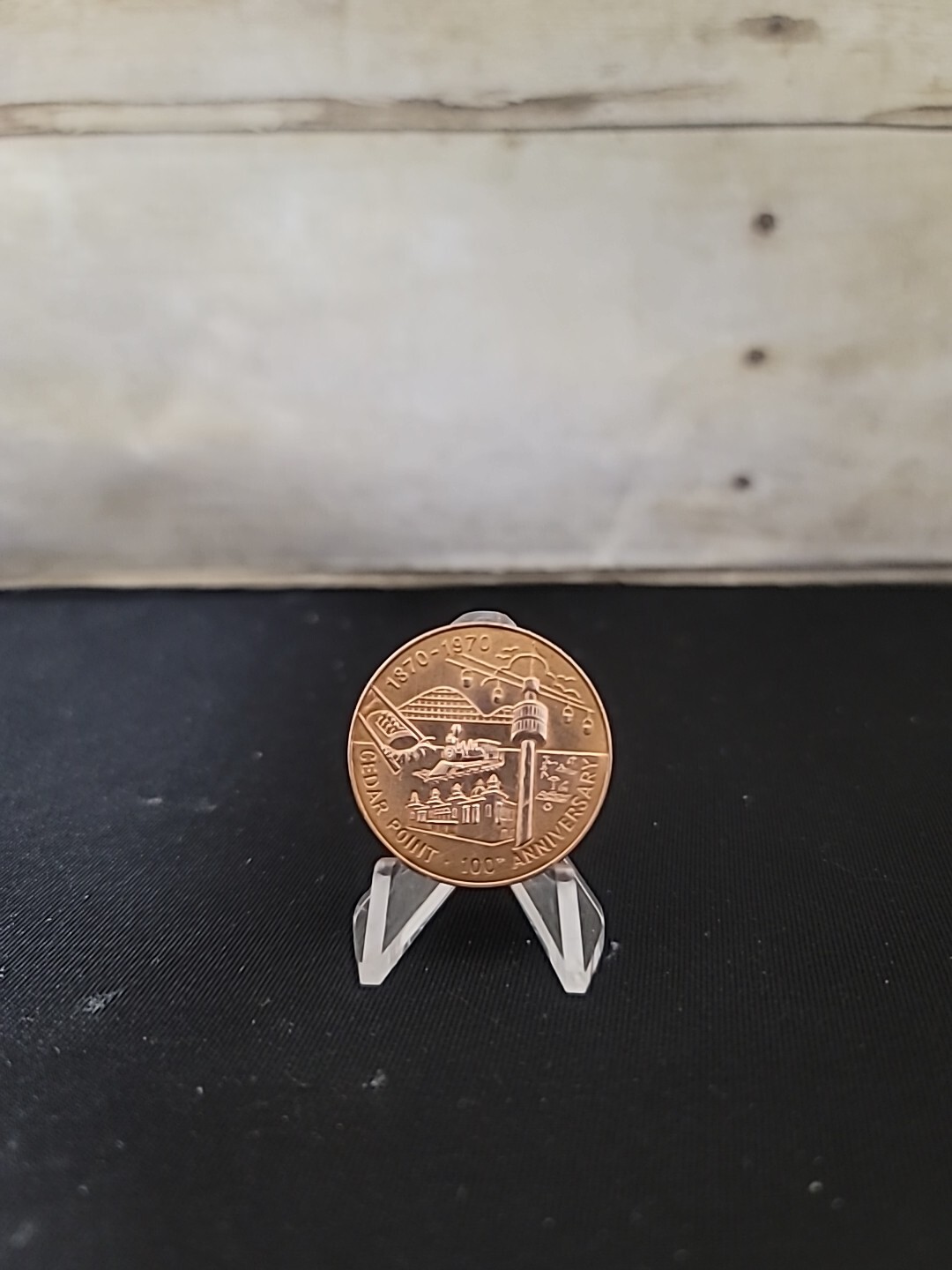1970 Cedar Point Amusement Park, 100th Anniversary Coin 1870/1970 Sandusky Ohio