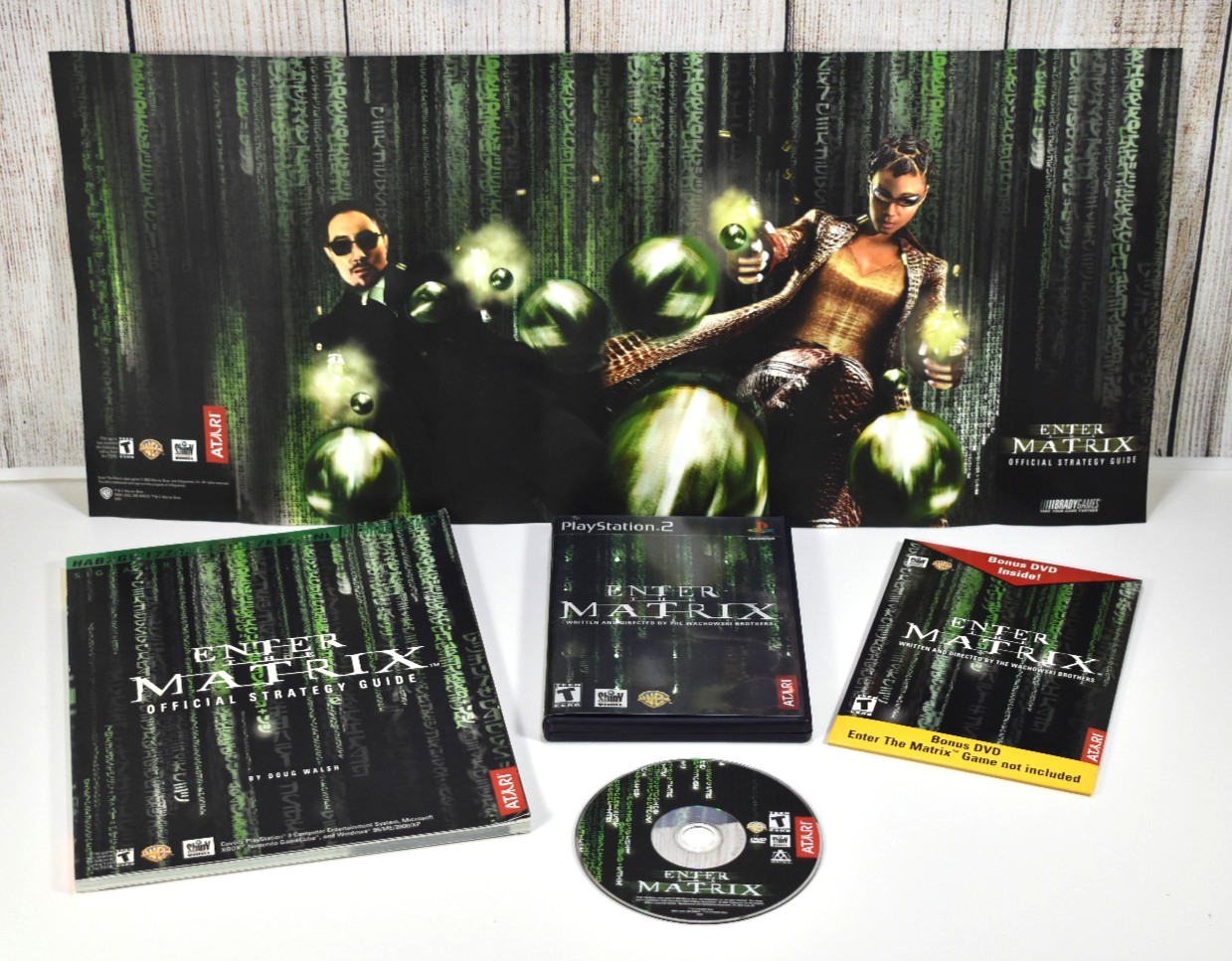 Enter The Matrix (PS2, Playstation 2) Complete CIB - Excellent - Many Extras