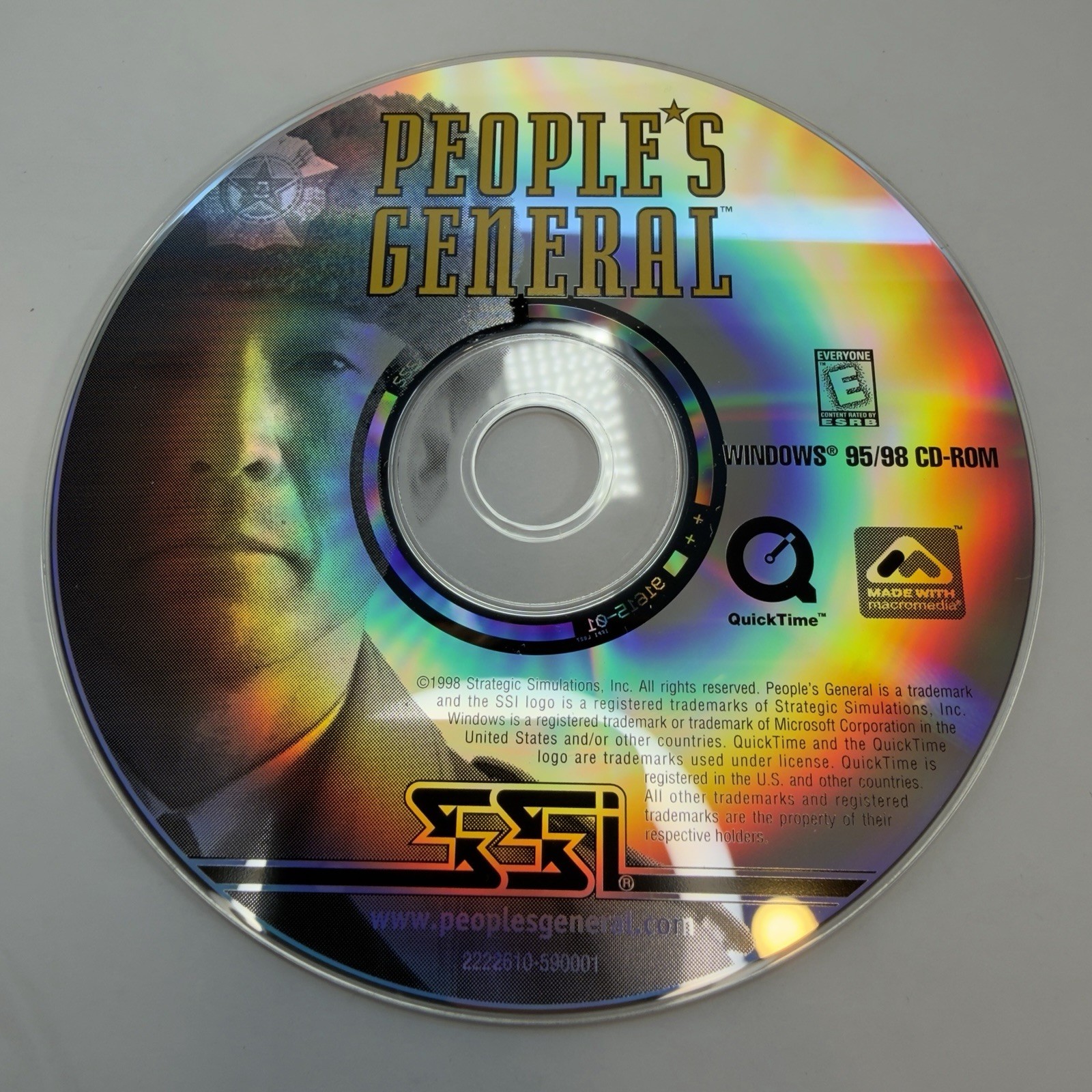 People’s General PC CD-ROM SSI 1998 Windows 95/98 Replacement Disc Only