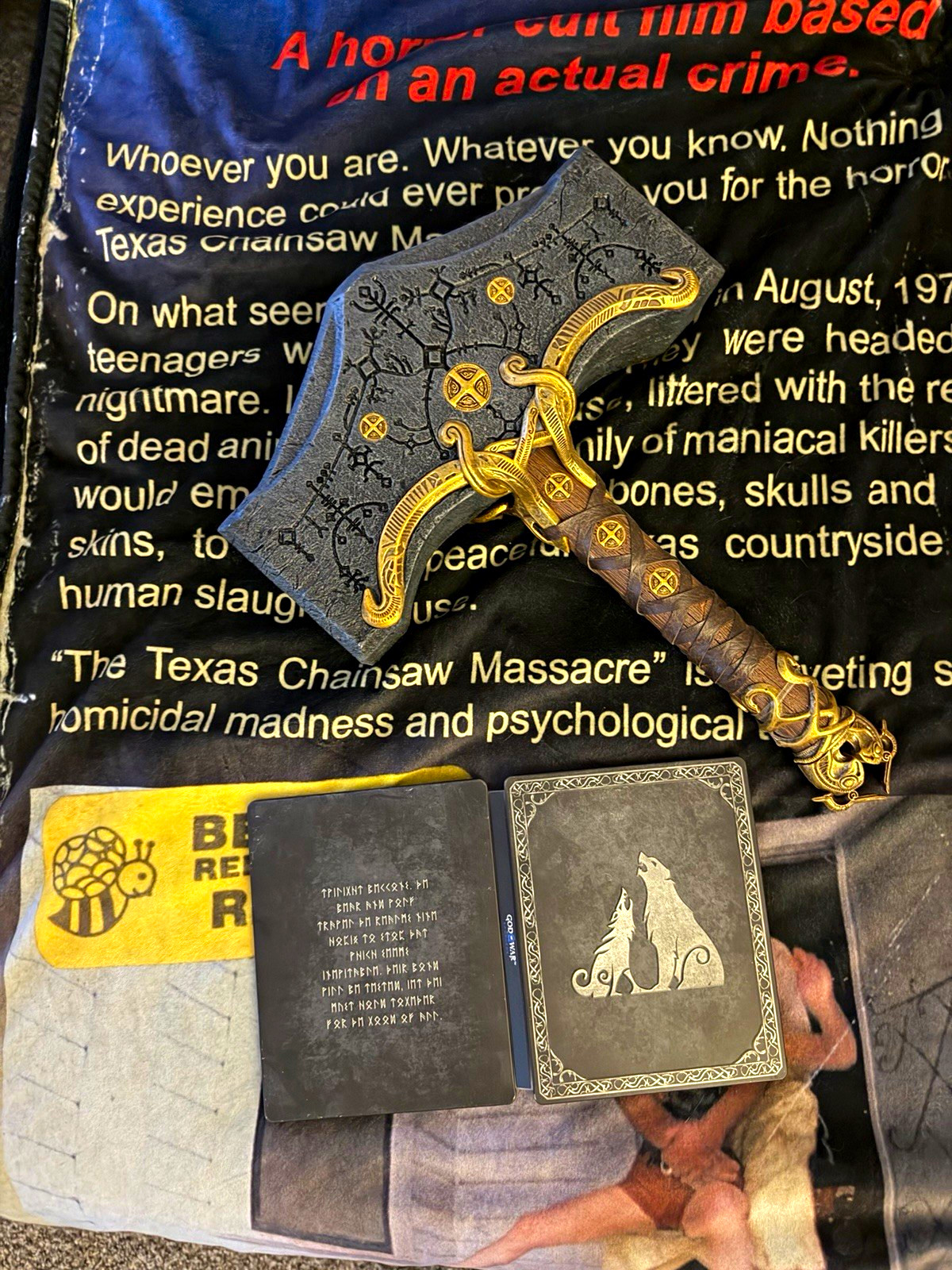 God of War Ragnarok Collectors edition hammer + Steelbook *NO GAME