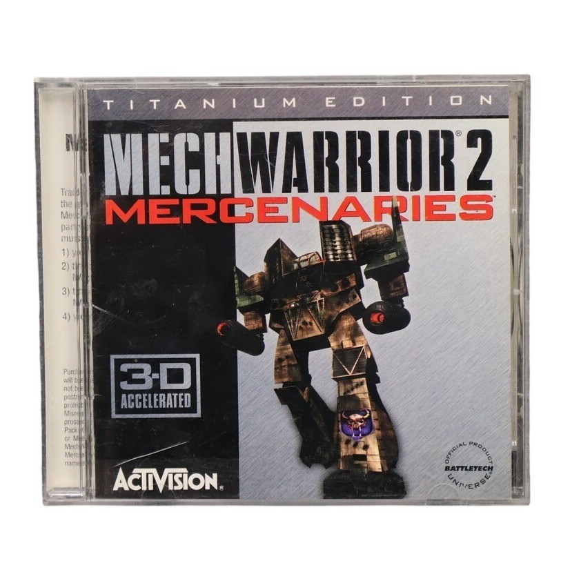 MechWarrior 2 Mercenaries Titanium Edition PC CD-ROM Video Game 1996