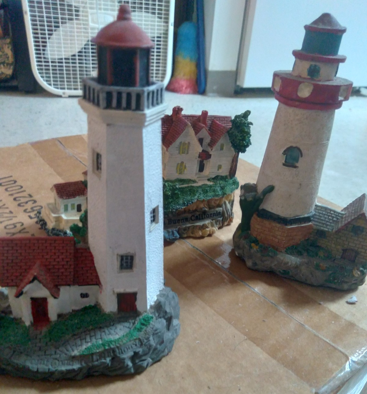 (Lot of 3) Vintage Lighthouse Collectible Figurines Good Condition