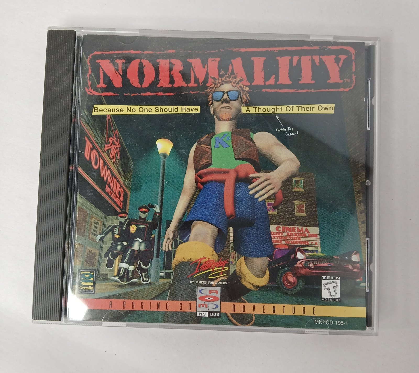 Normality PC CD-ROM 1996 Interplay Gremlin Rare Cult Game Corey Feldman