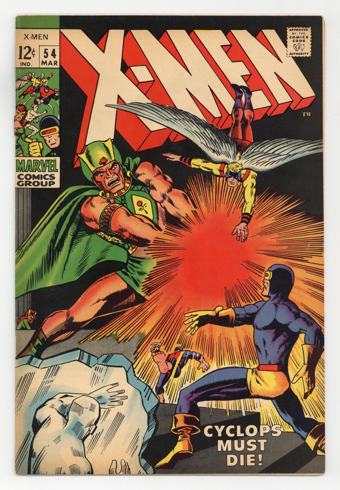 Uncanny X-Men #54 GD/VG 3.0 1969 1st app. Alex Summers (Havok)