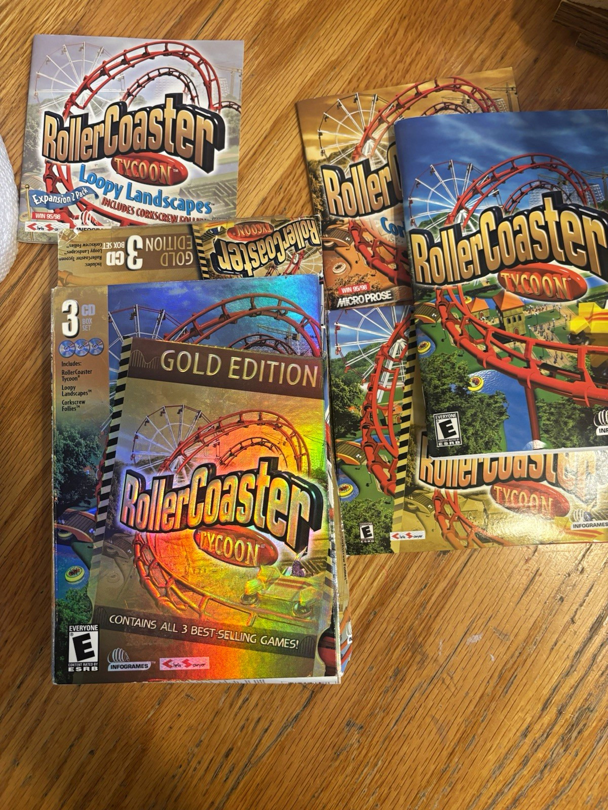 Infogrames RollerCoaster Tycoon Gold Edition + Expansion Pack PC E Simulation