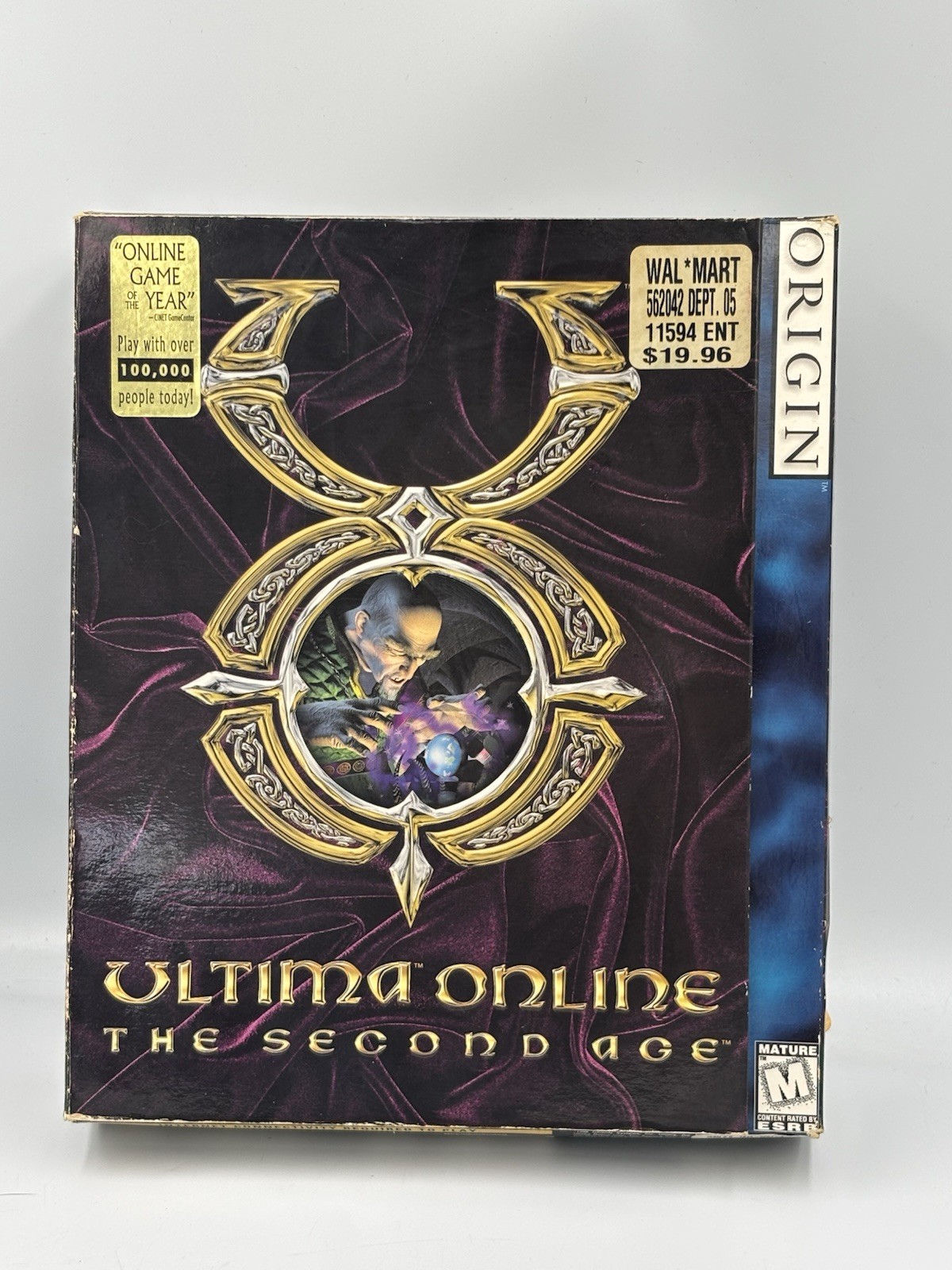 Ultima Online The Second Age 1998 PC CD-ROM Big Box Map Manual Origin Retro RPG