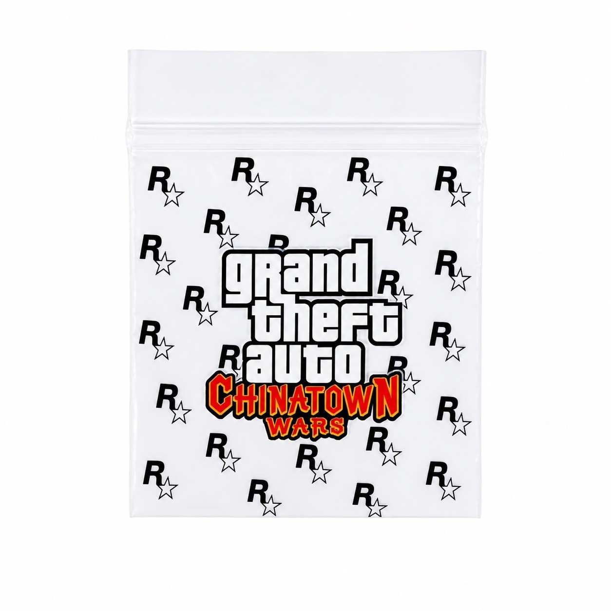 RARE GTA Chinatown Wars Rockstar Games Press Kit Promo Baggie Zip Bag