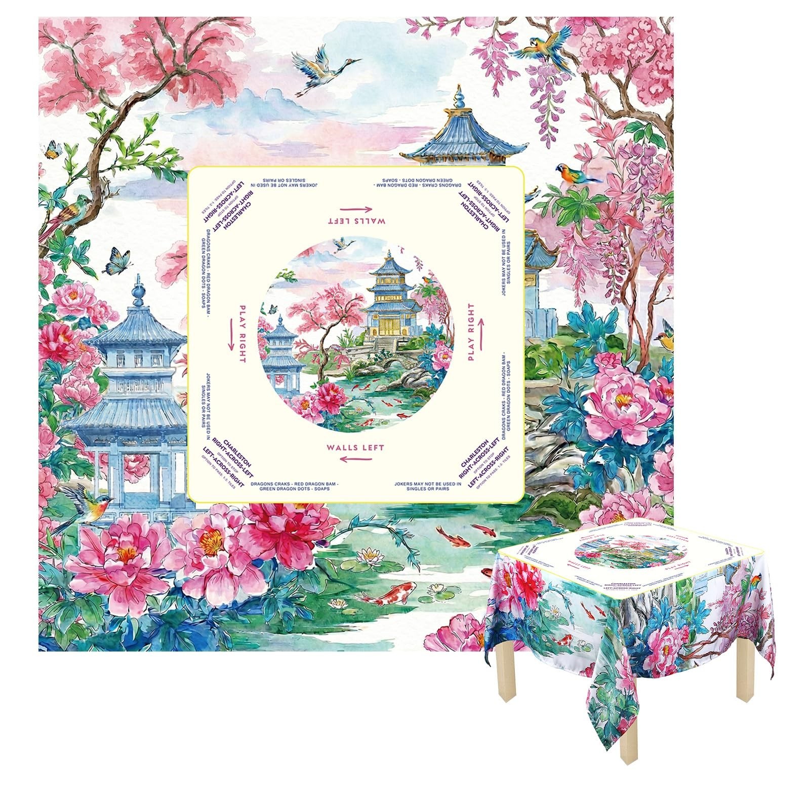 Square Mahjong Tablecloth 55