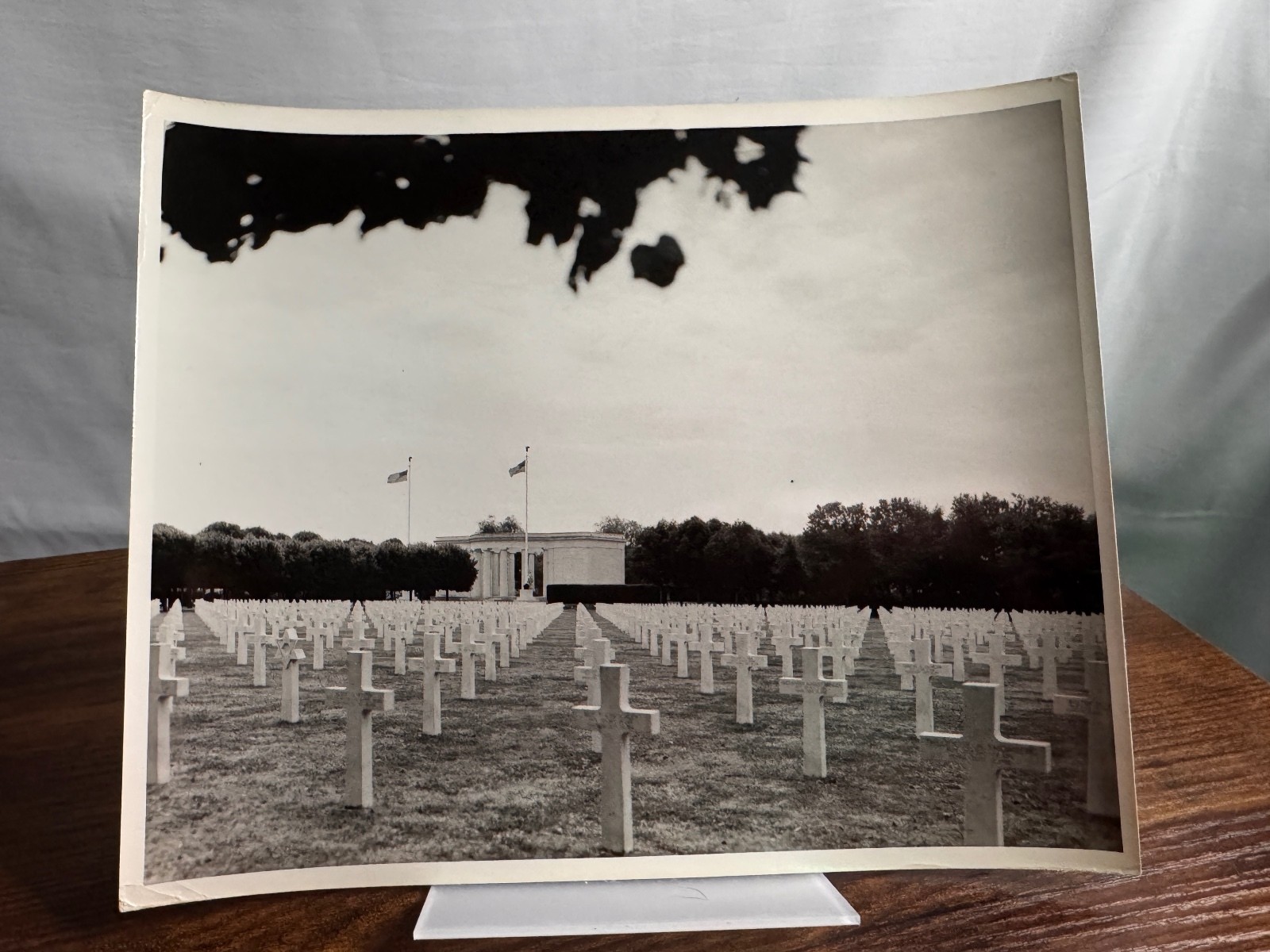 Original Vintage St. Mihiel American Cemetery France Memorial Chapel Era Photo
