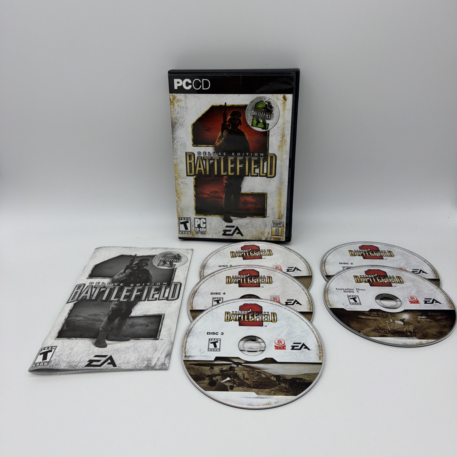 Battlefield 2: Deluxe Edition with Special Forces (PC CD-ROM) CIB COMPLETE