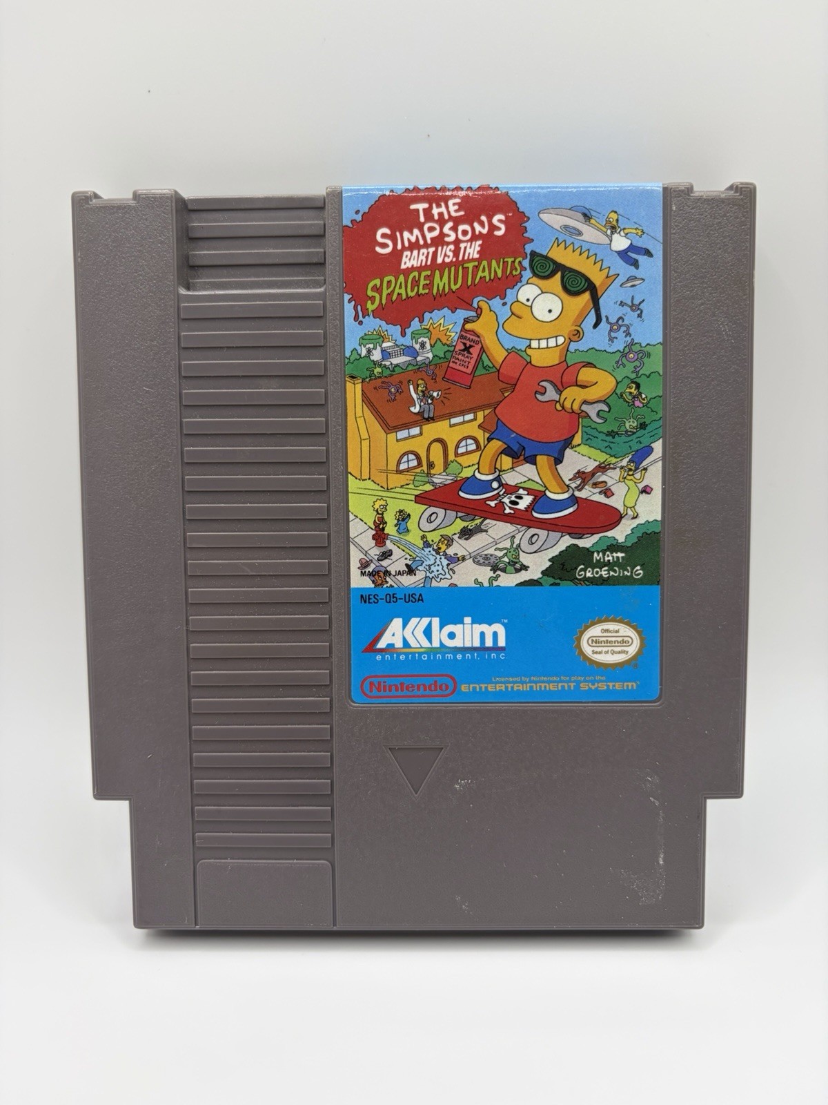 The Simpsons: Bart vs. the Space Mutants (Nintendo NES, 1991) Clean Tested