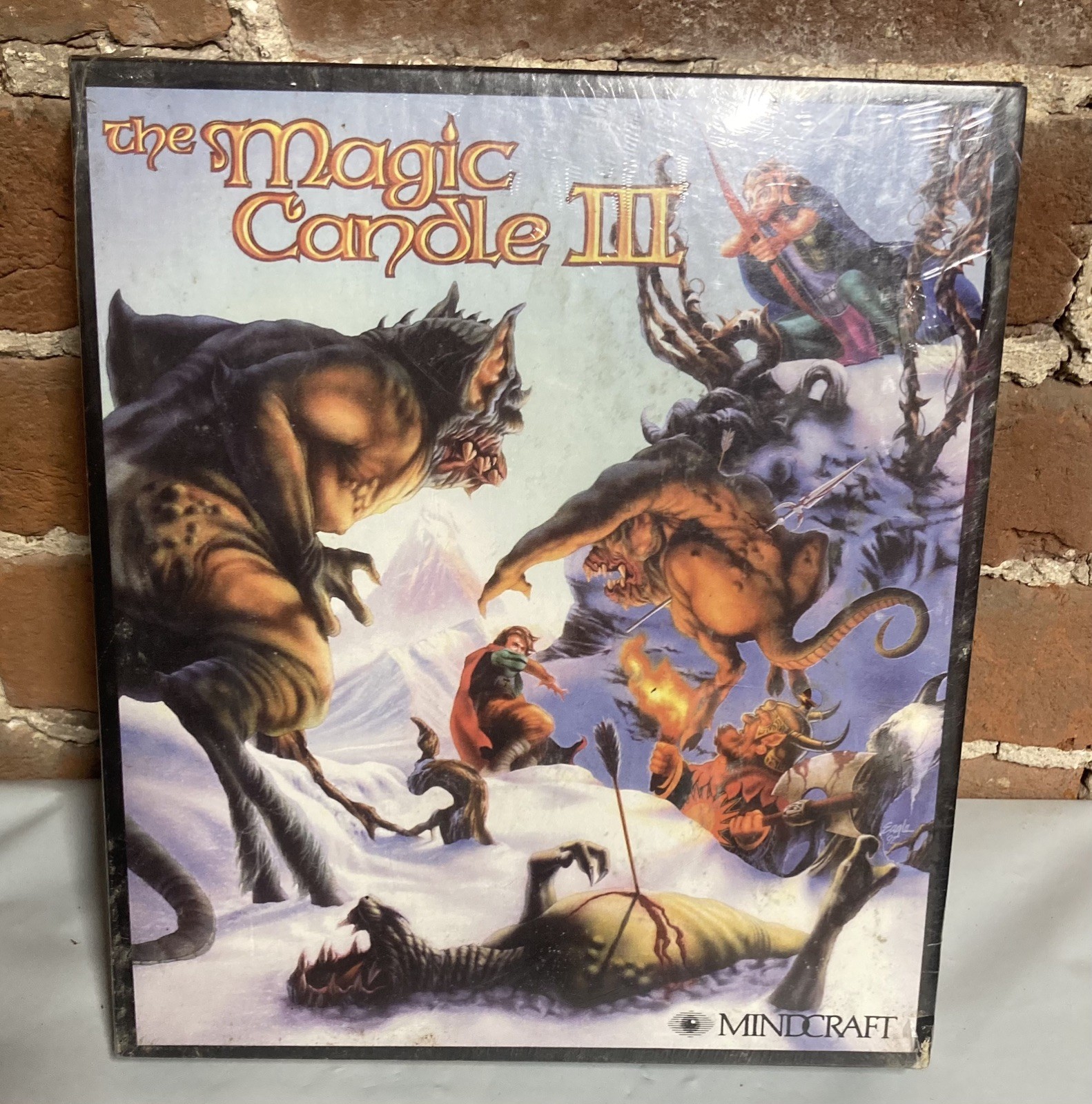 Vintage The Magic Candle 3 by Mindcraft (3.5in Floppy) CIB Sealed Rare
