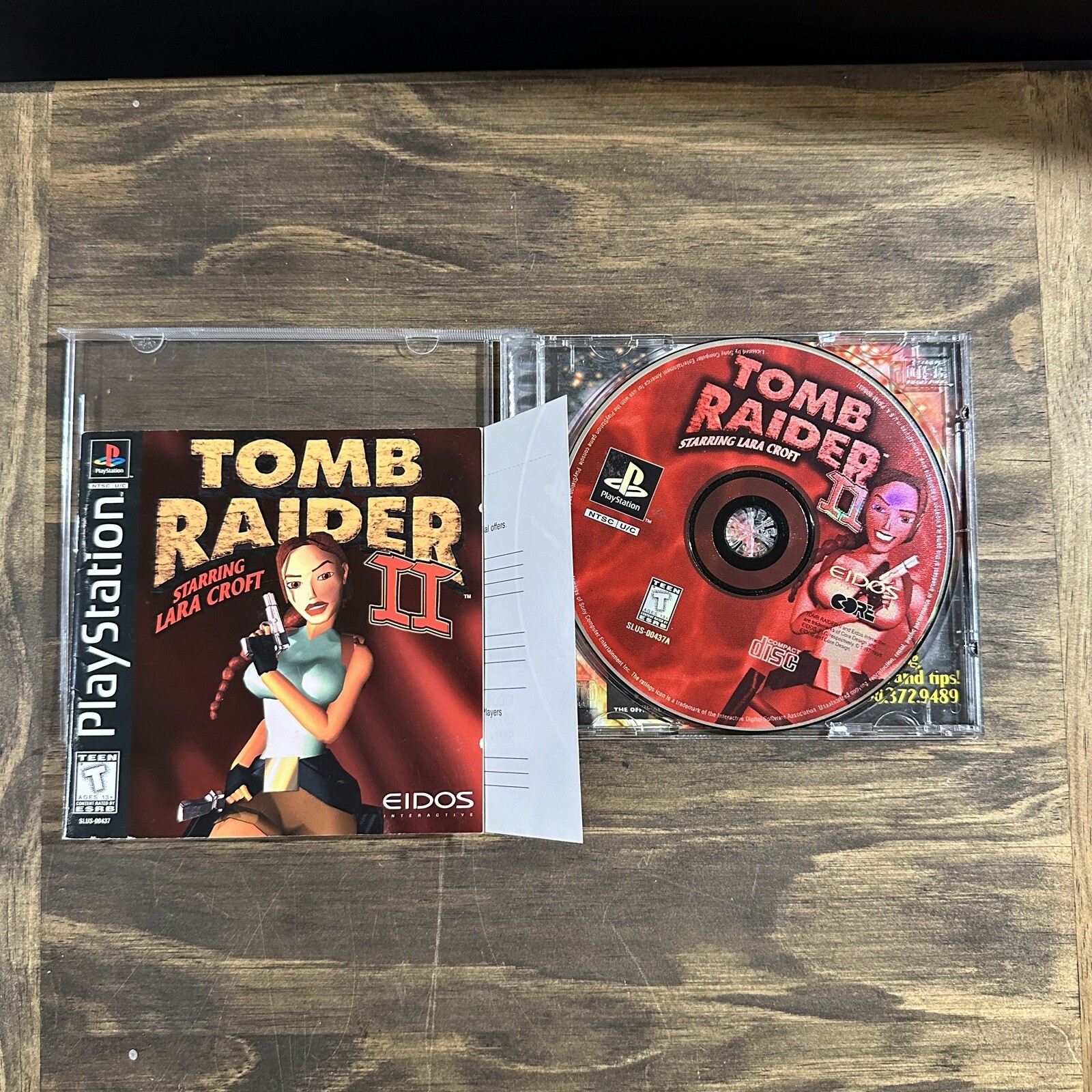 Tomb Raider 2: Lara Croft Black Label PlayStation 1 PS1 CIB w/ Reg Play Tested