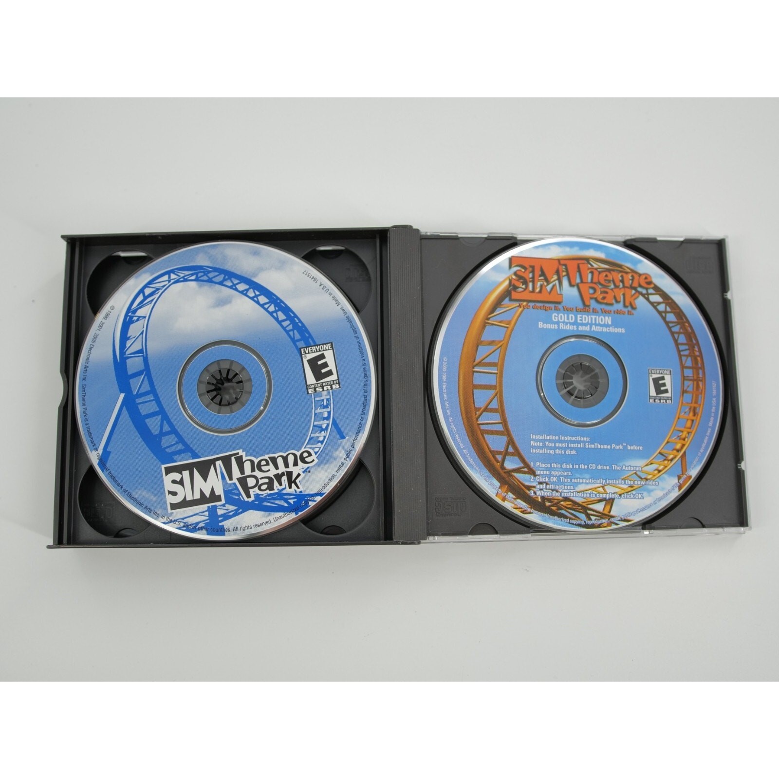 sim coaster, sim safari, sim theme park, sim theme park LOT of 4