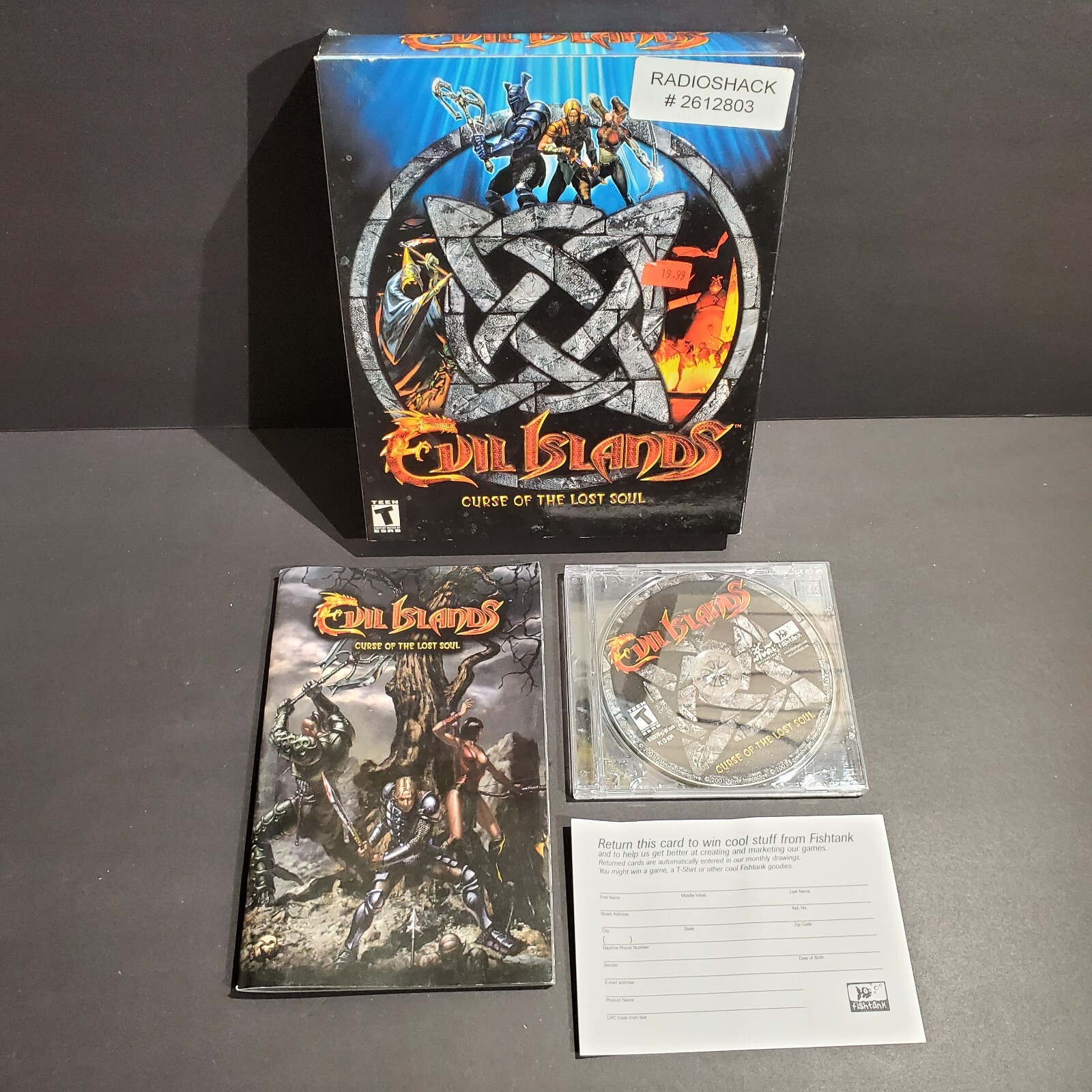 Evil Islands: Curse of the Lost Soul (PC, 2001) BIG BOX PC GAME - Used
