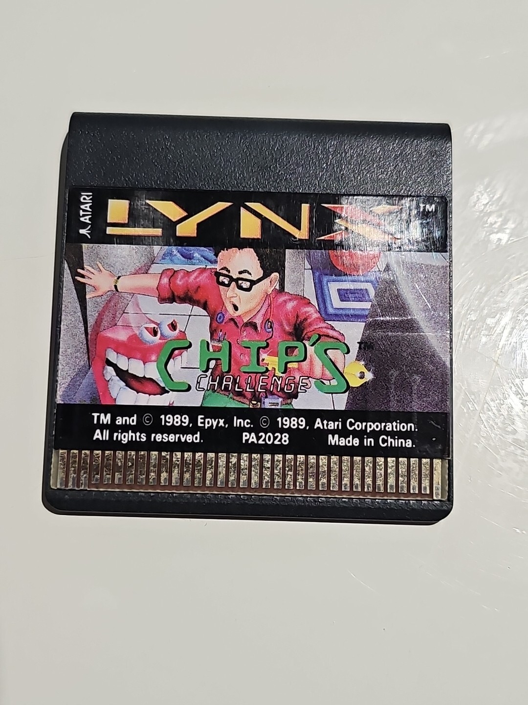Chips Challenge Atari Lynx Cartridge PAL - Fast Post