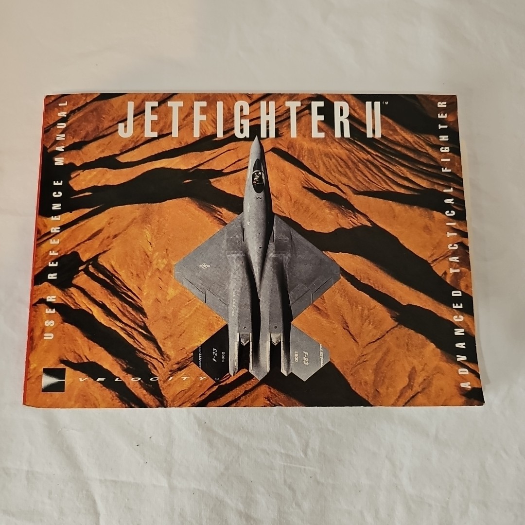 1990 Velocity Jetfighter 2 Pc User Reference Manual Only