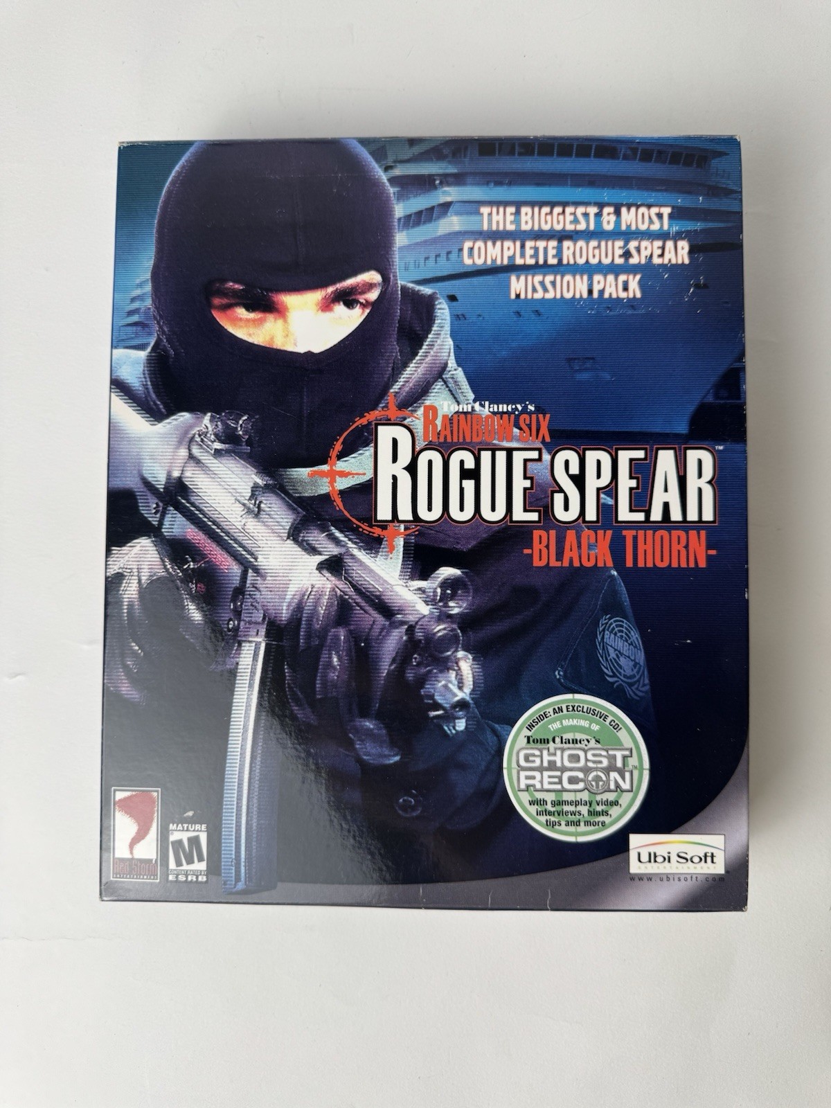 Tom Clancy\'s Rainbow Six: Rogue Spear - Black Thorn, 2001, Big Box New CD Sealed