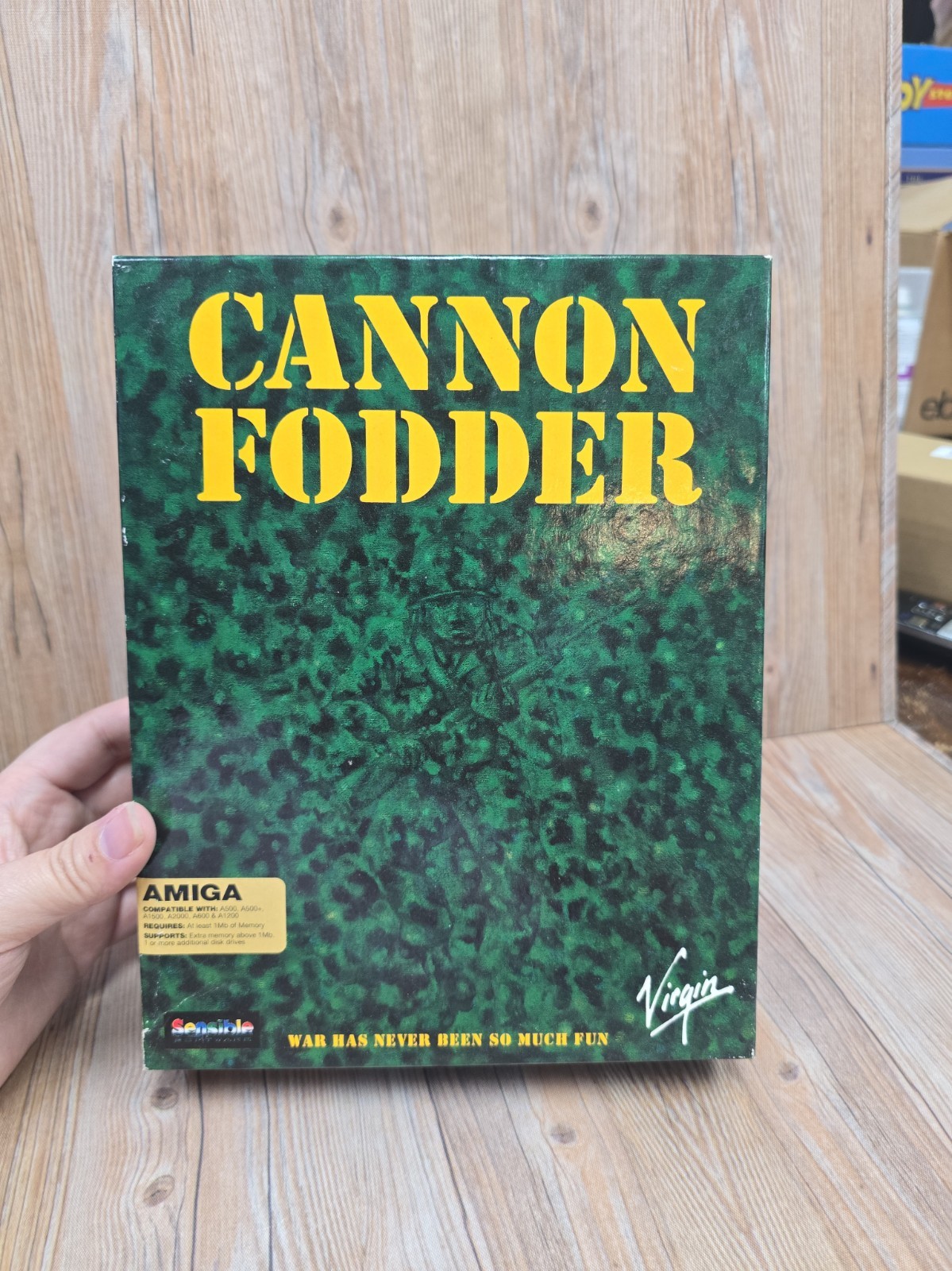 Cannon Fodder Big Box Pc Games 1993 T56