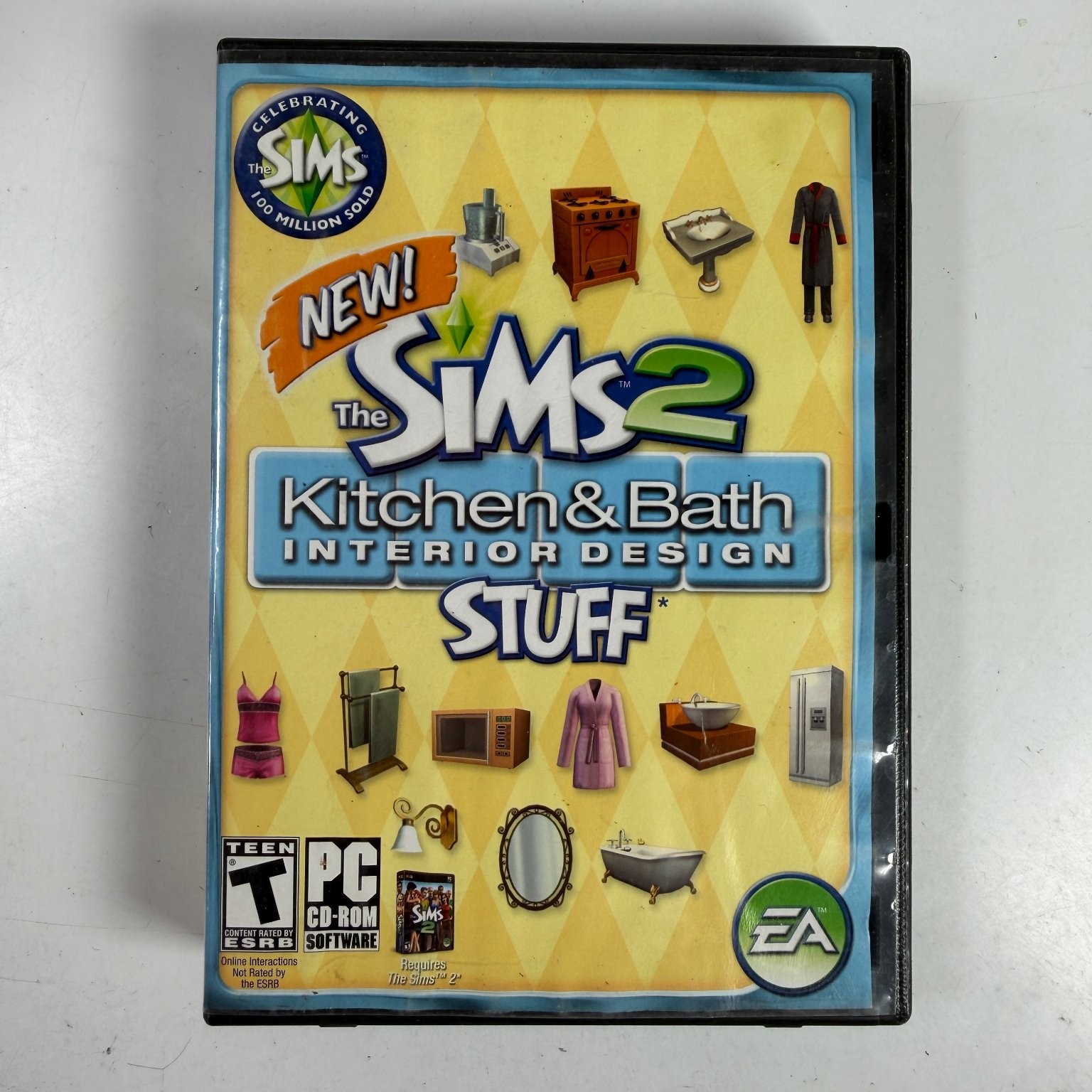 The Sims 2 Kitchen & Bath Interior Design Stuff PC CD-ROM Video Game Expansion
