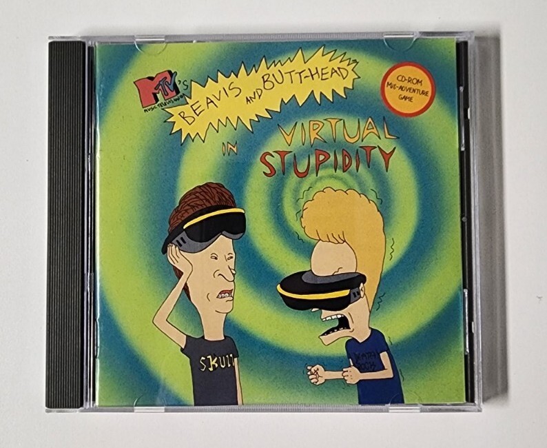 VINTAGE MTV'S BEAVIS AND BUTT-HEAD IN VIRTUAL STUPIDITY GAME (PC, 1998) WINDOWS 