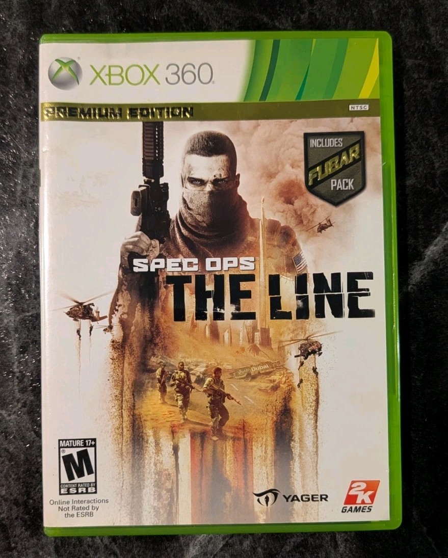[NO GAME]Spec Ops: The Line (Microsoft Xbox 360) Case, Manual And Inserts Only