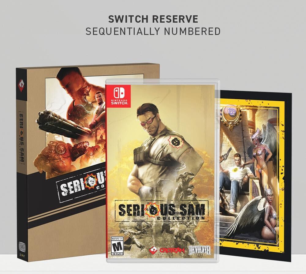 Serious Sam Collection -Switch Collector's Ed. Special Reserve -NEW FREE US SHIP