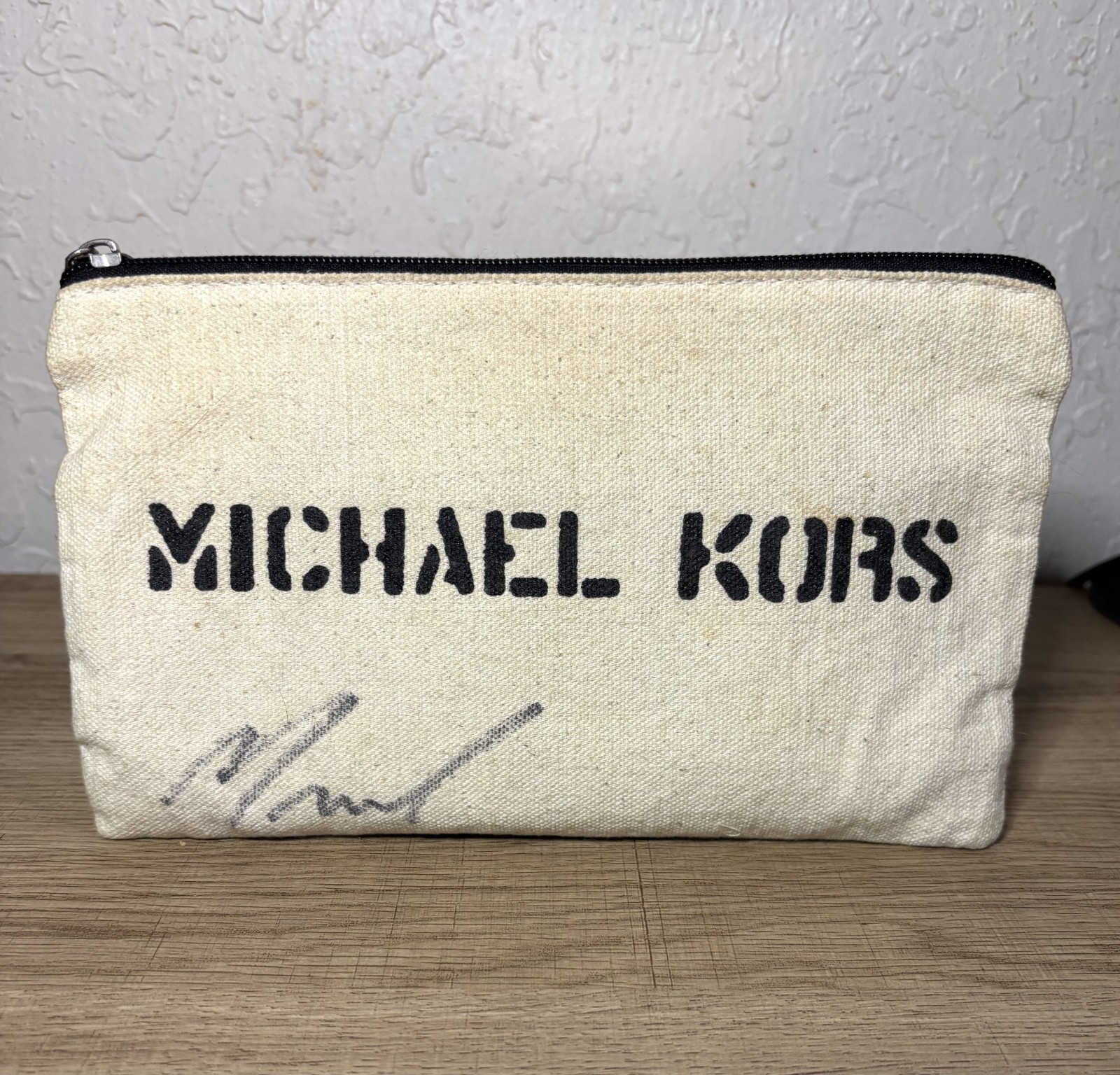 Designer Michael Kors Autographed Pouch \
