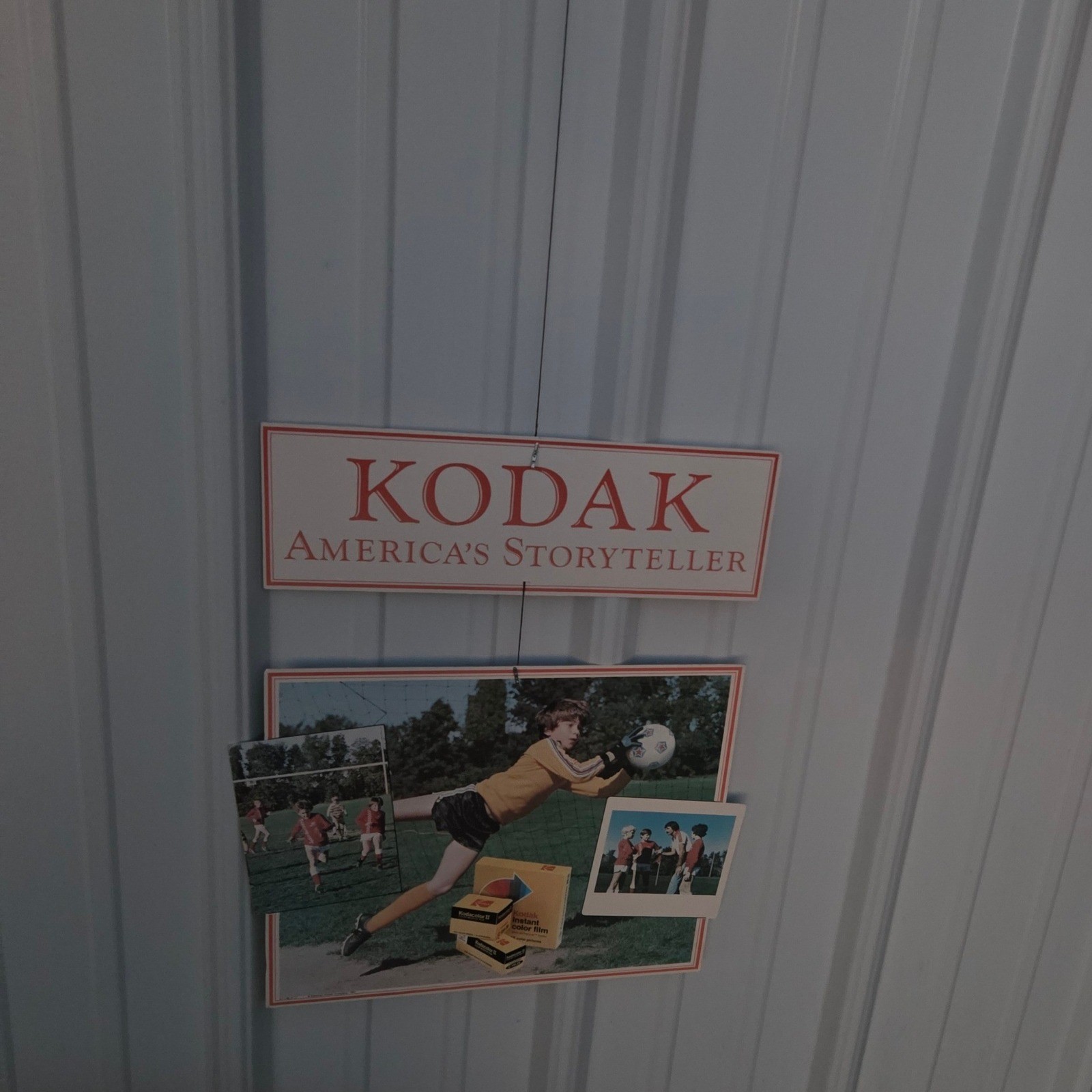 Vintage 1981 Kodak Americas Storyteller Hanging Store Mobile Display Sign