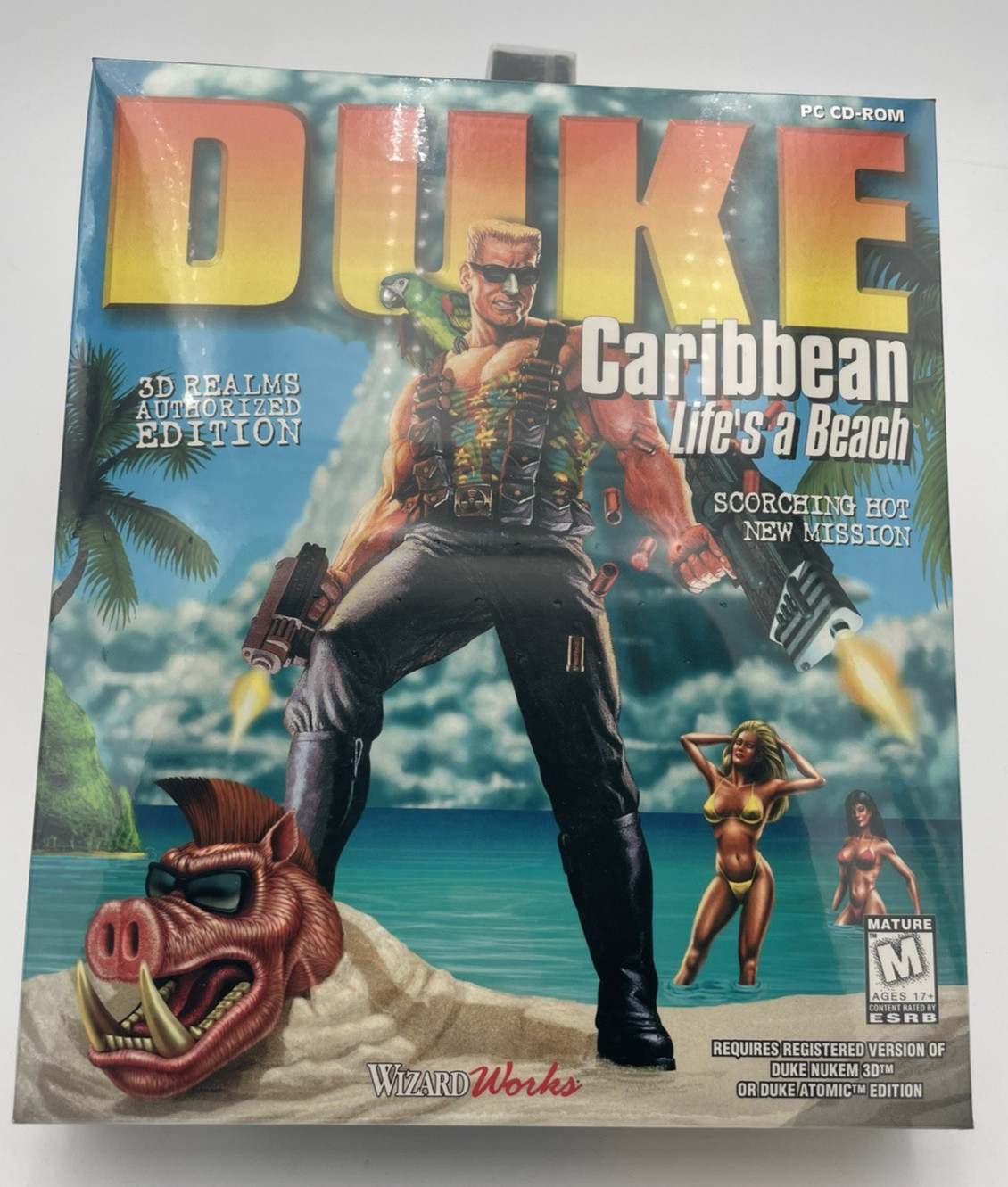 Duke Caribbean Life's a Beach PC Big Box 1997 ***New Sealed Mint***