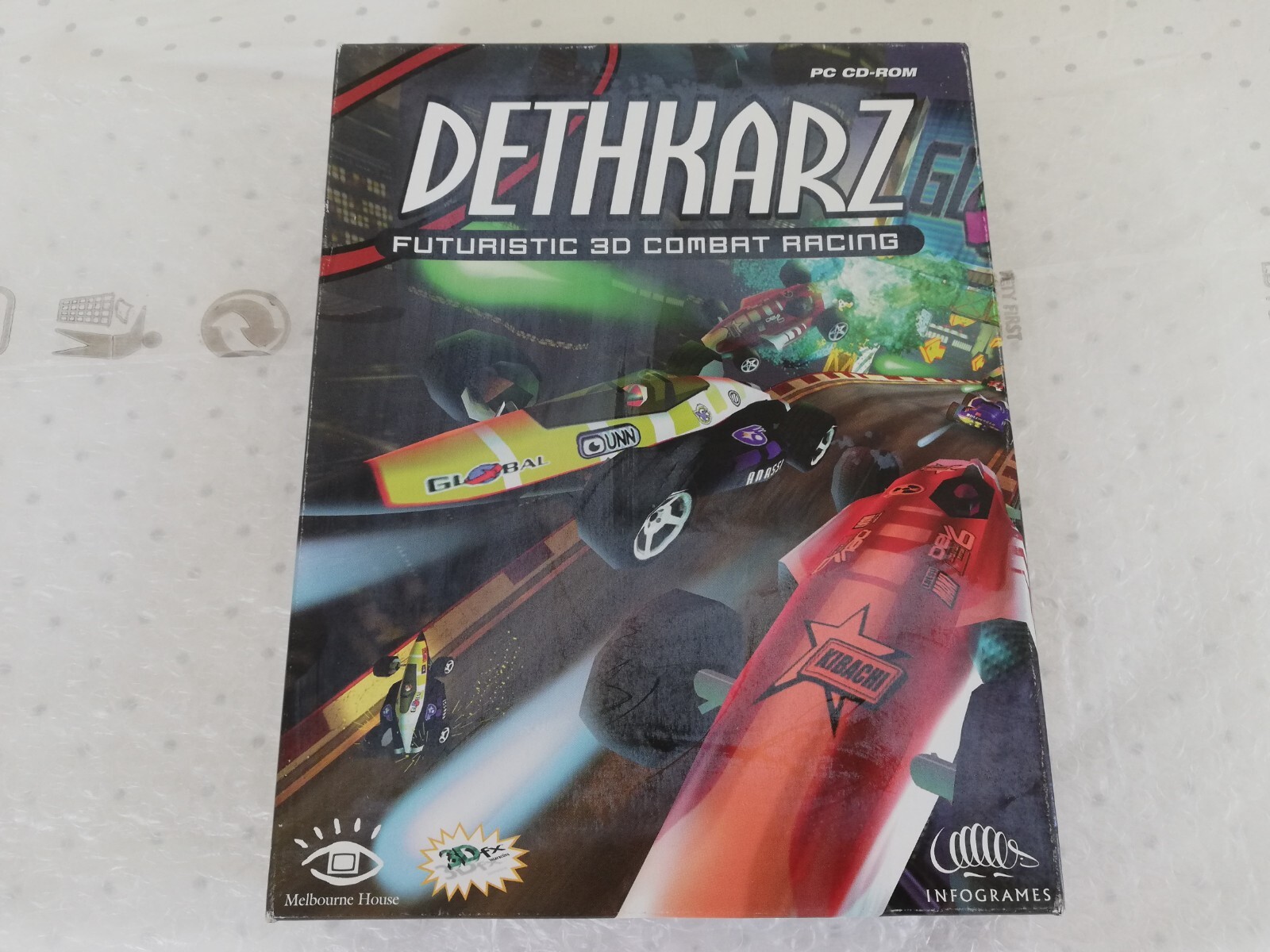 DethKarz PC WINDOWS CD ROM Big Box Multilanguages Futuristic 3D Racing Game
