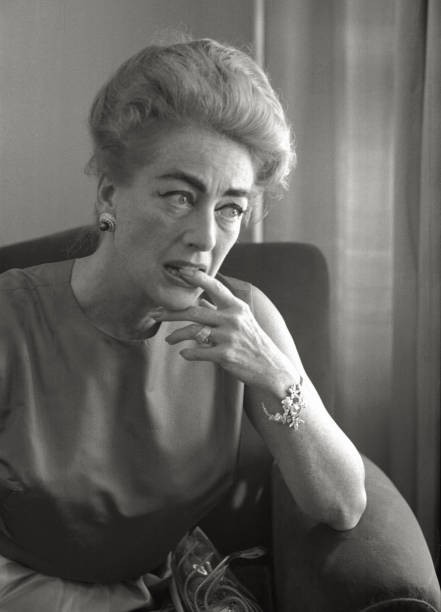 Portrait of the American actress Joan Crawford 1960s Historic 1960s Old Photo