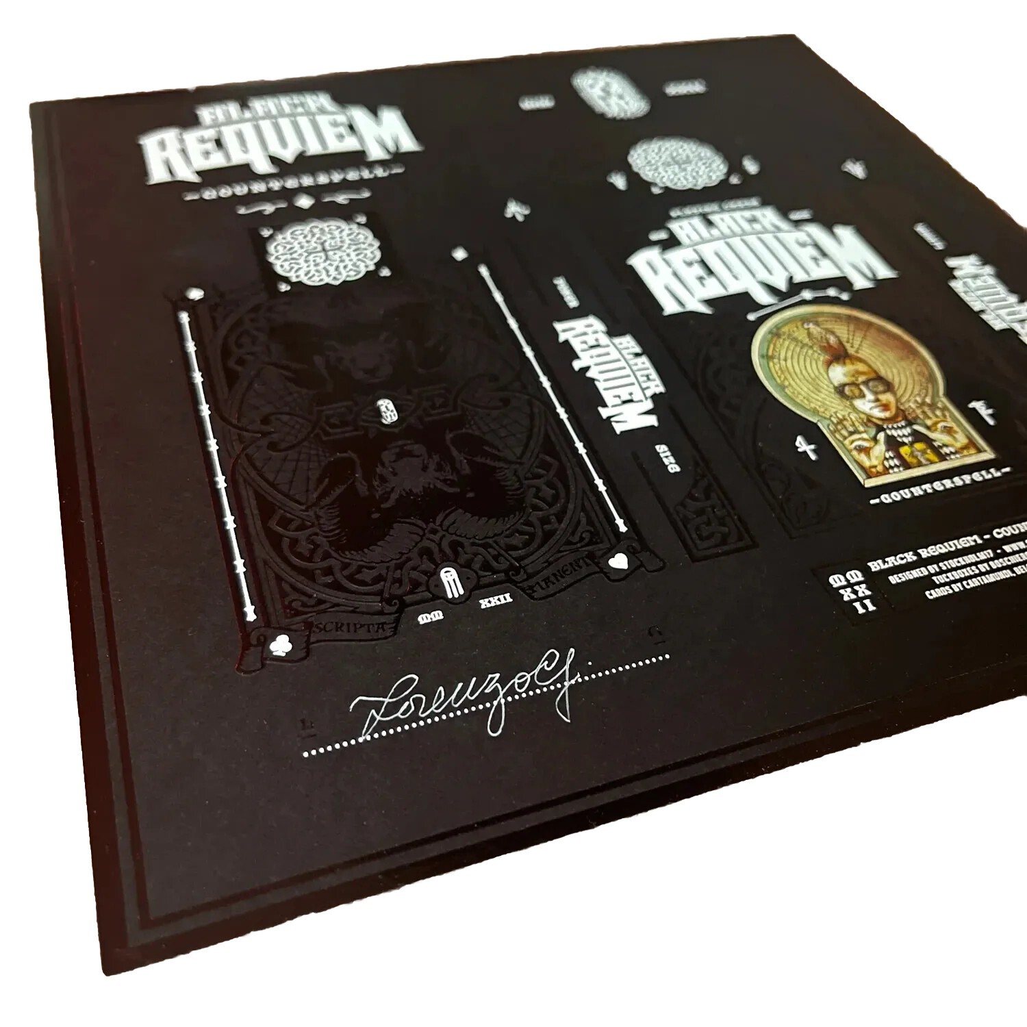 Black Requiem Counterspell Edition Unfolded Playing Card Deck Box Stockholm17