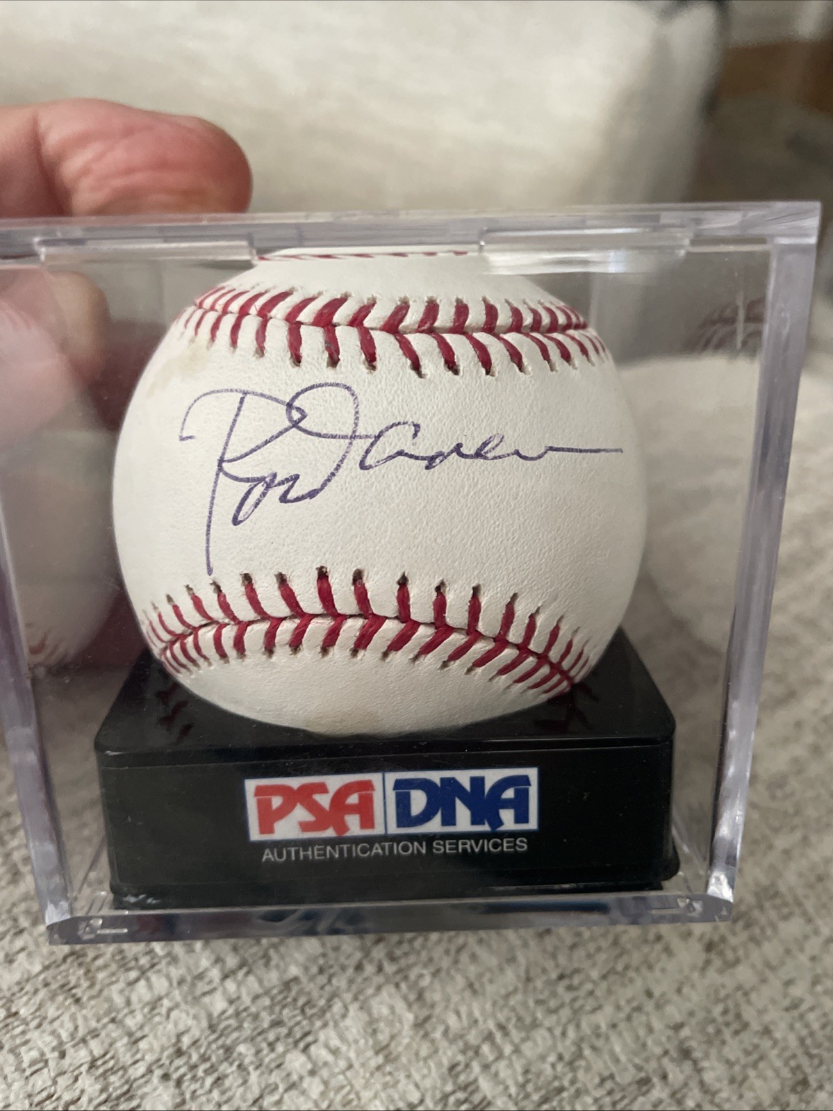 Rod Carew HOF  Signed Rawlings Official Baseball AUTO PSA 9 COA