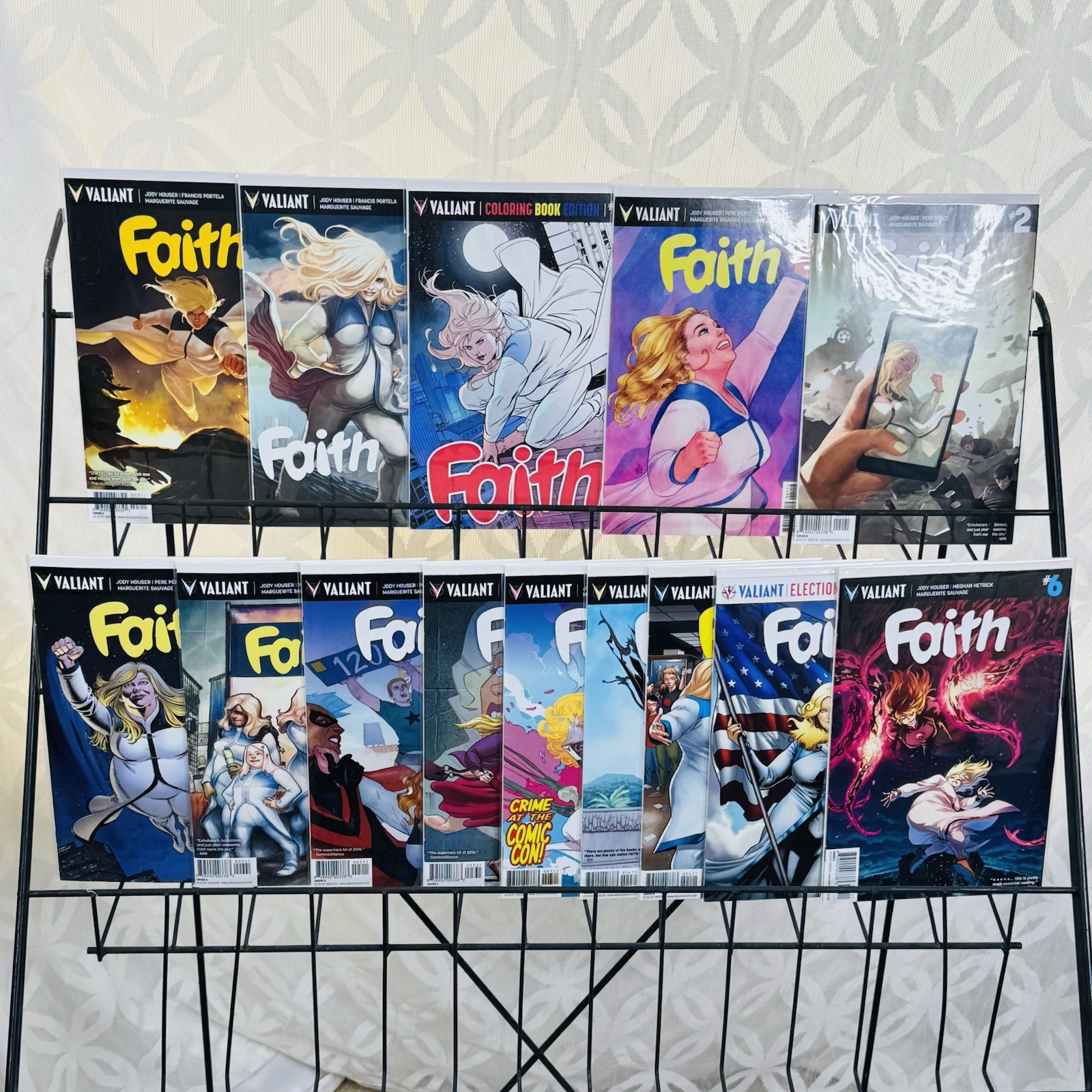 Faith 3-4 Volume 2: 1-6 & Coloring Book W/ Variants Lot Valiant Comics