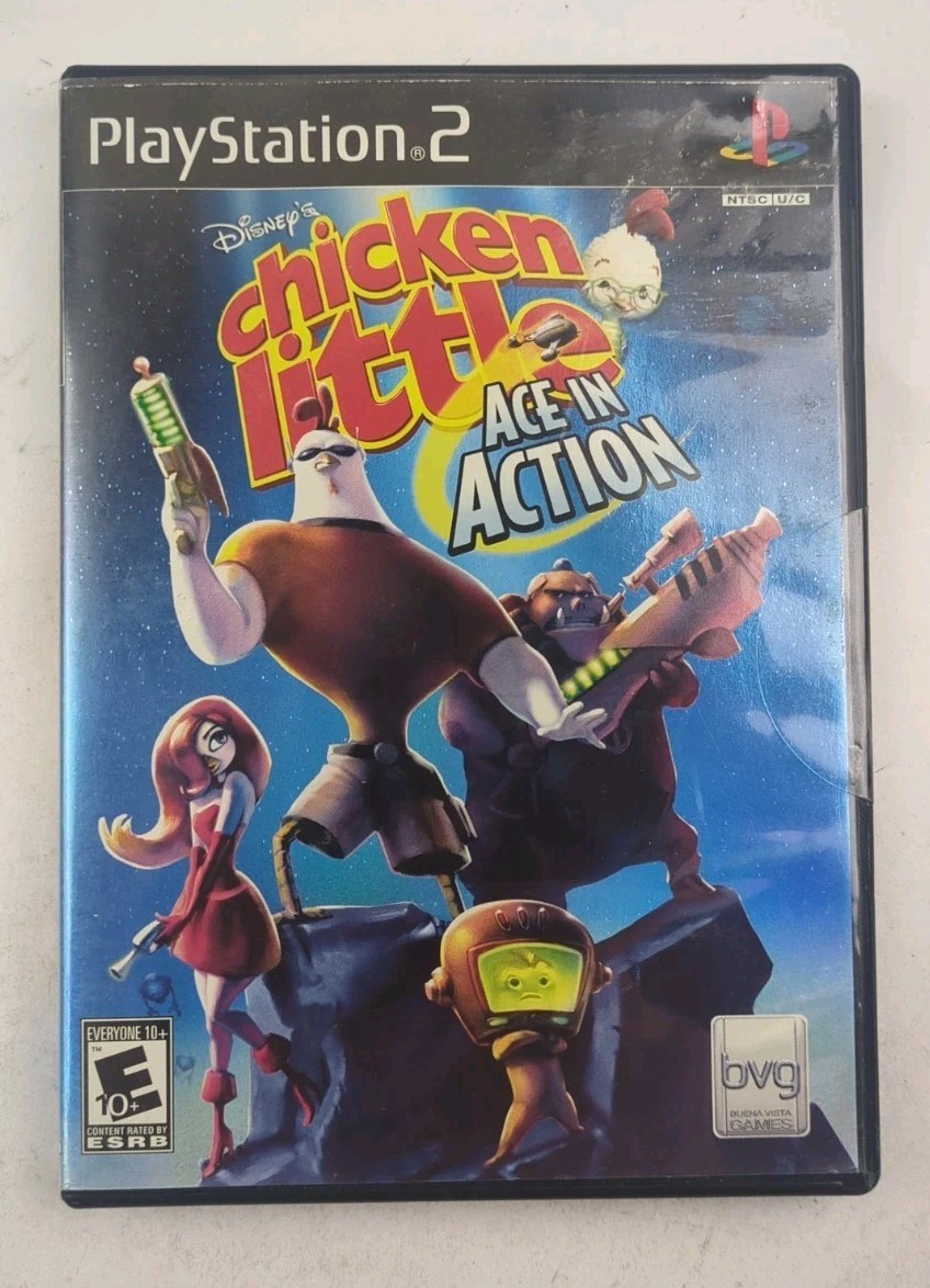 Chicken Little: Ace In Action PS2 BRAND NEW STICKER SEALED GameStop Disney