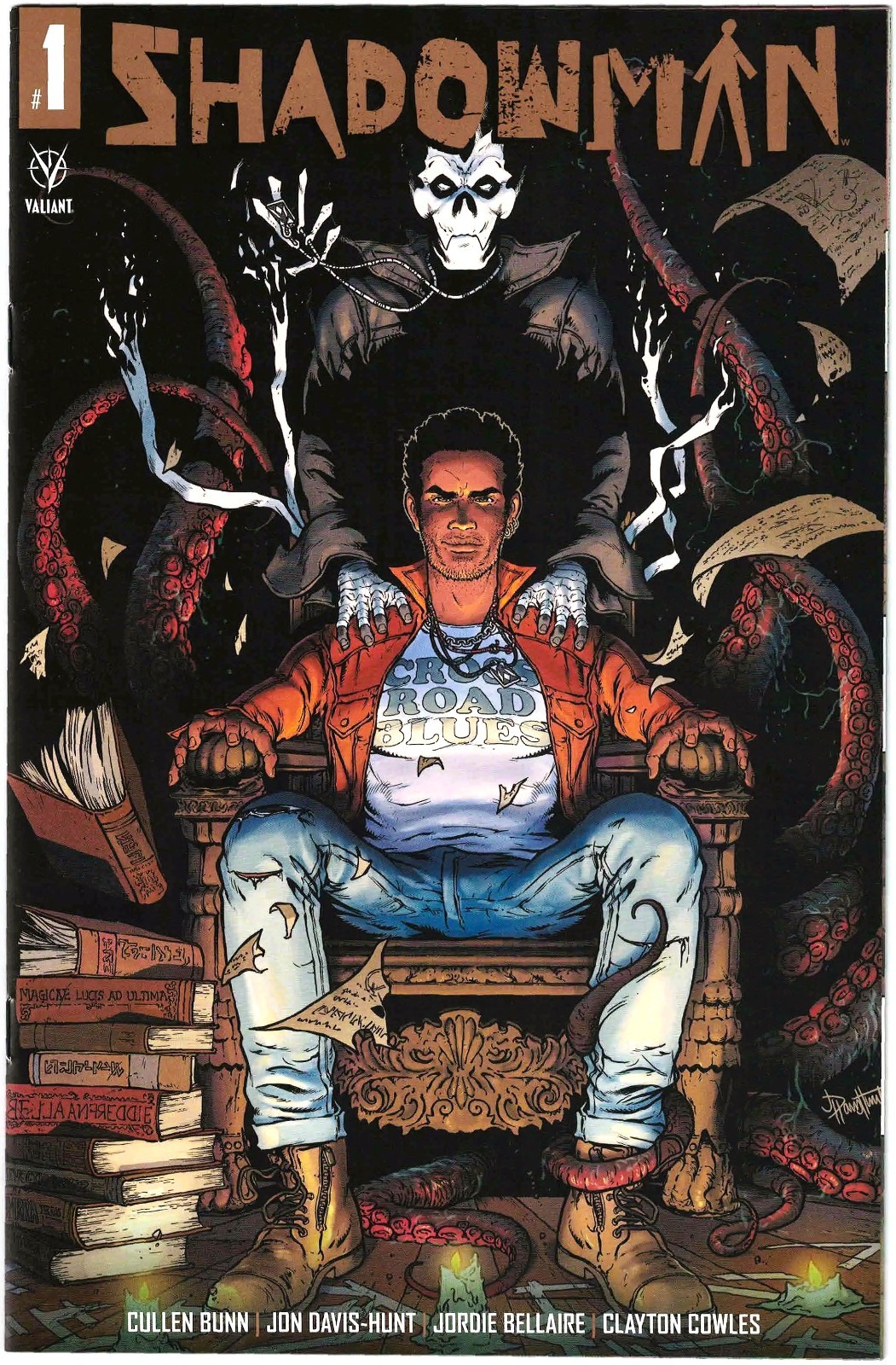 🩸💀 SHADOWMAN #1 NYCC GOLD LETTERING JON DAVIS-HUNT VARIANT Valiant 2021 2020