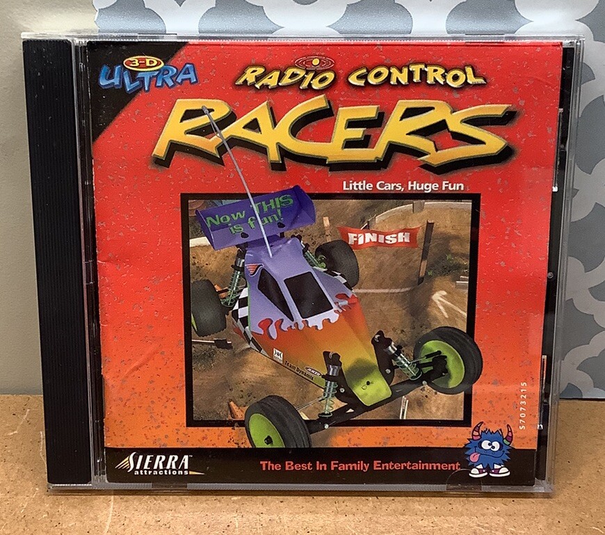 3D Ultra Radio Control Racers Windows 95 & 98 PC Video Game VTG Untested