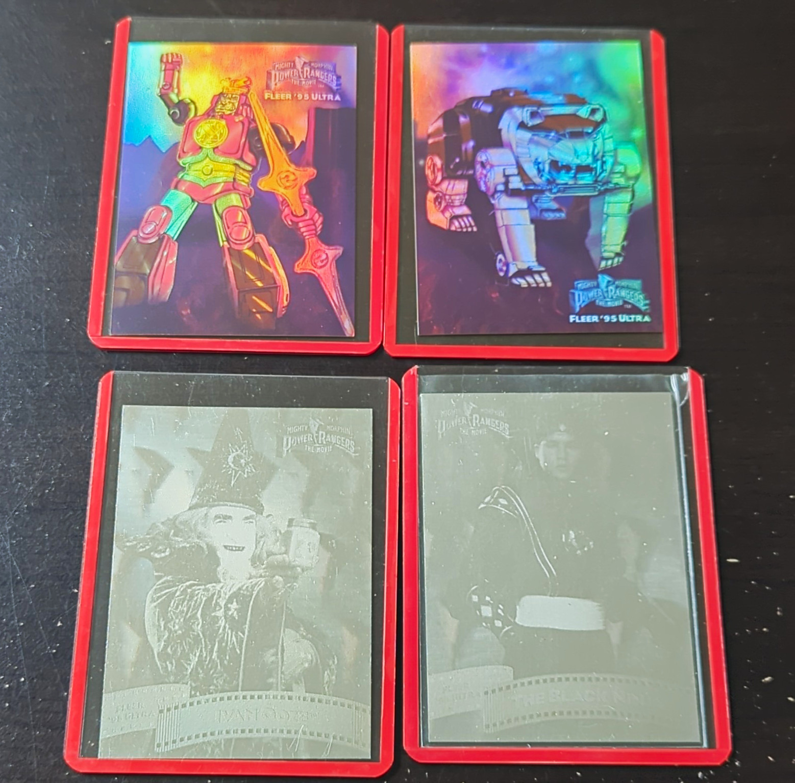 1995 Fleer \'95 Ultra Power Rangers Movie Hologram Limited Cards - 5 Mixed Cards