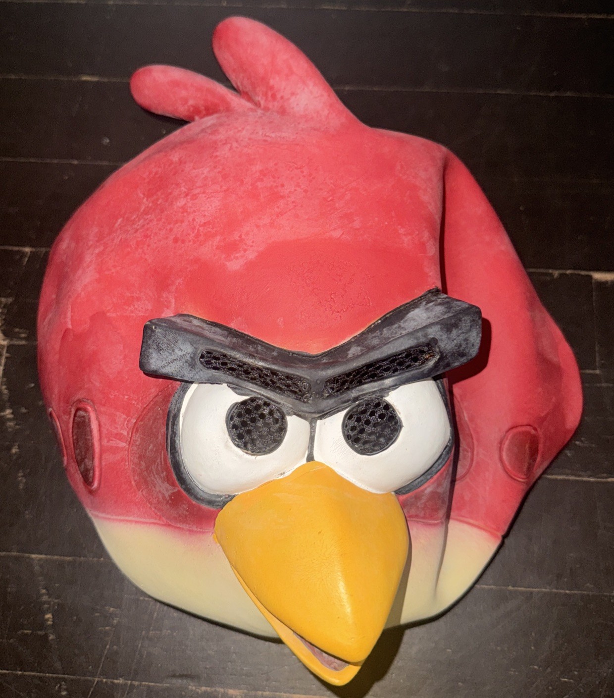 Official Rovio Angry Birds Halloween Mask Costume Latex Red Angry Bird 2012